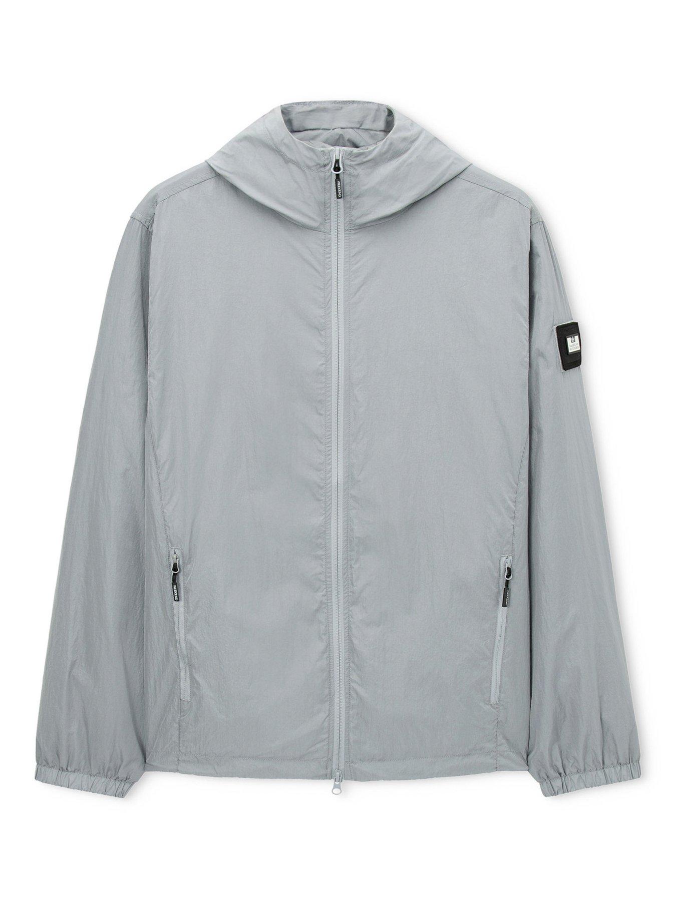  image of weekend-offender-weekend-offender-technician-zip-through-lightweight-jacket-grey
