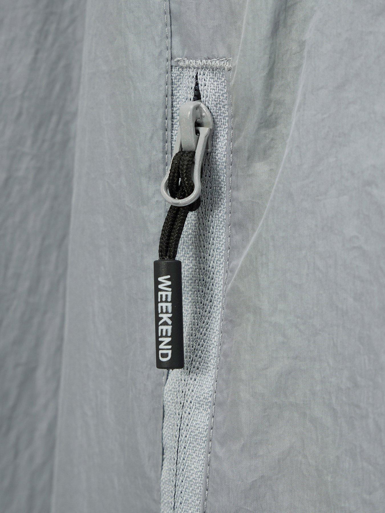  image of weekend-offender-weekend-offender-technician-zip-through-lightweight-jacket-grey