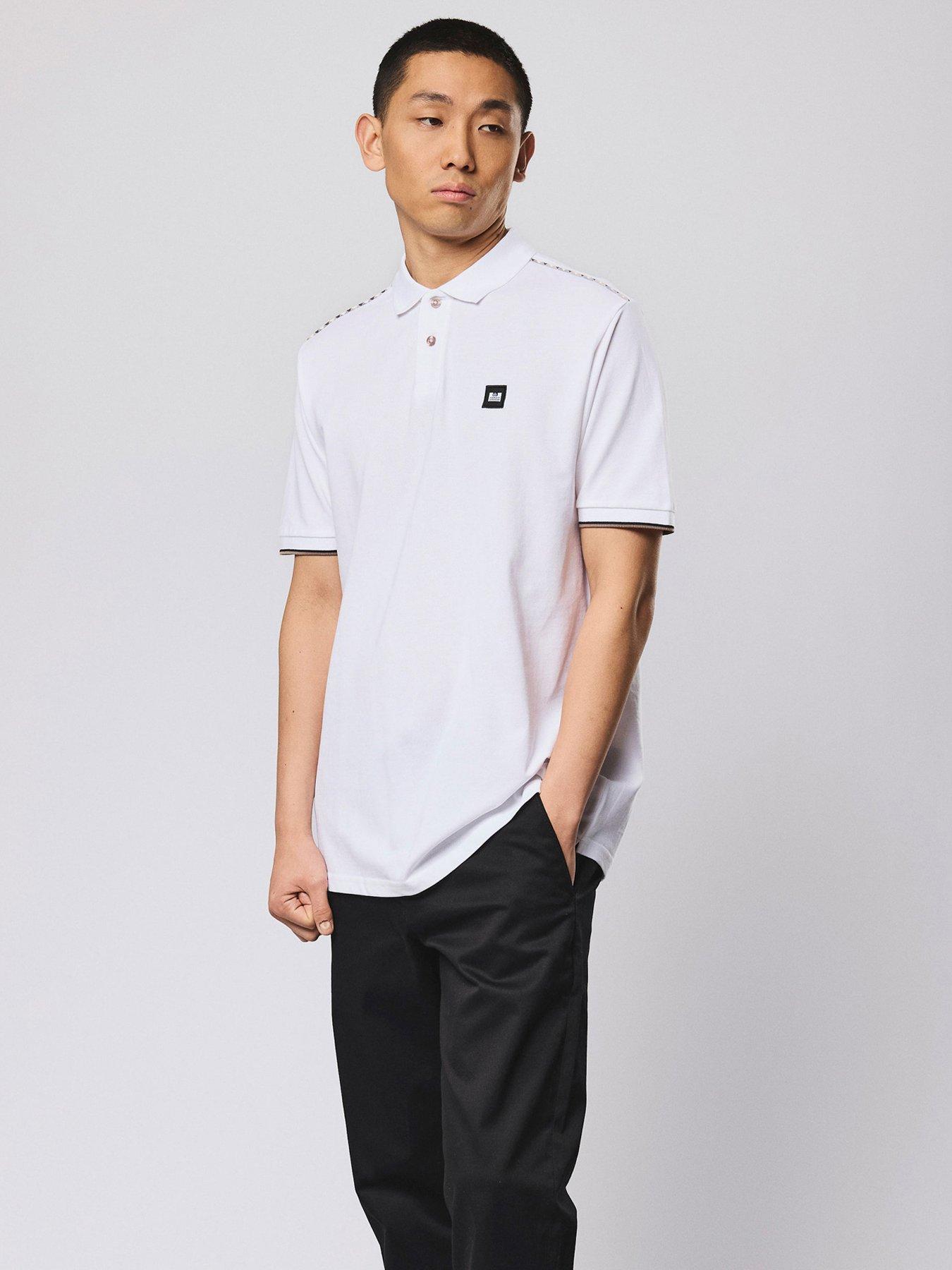 Weekend Offender Weekend Offender Sakai Short Sleeve Polo Shirt - White