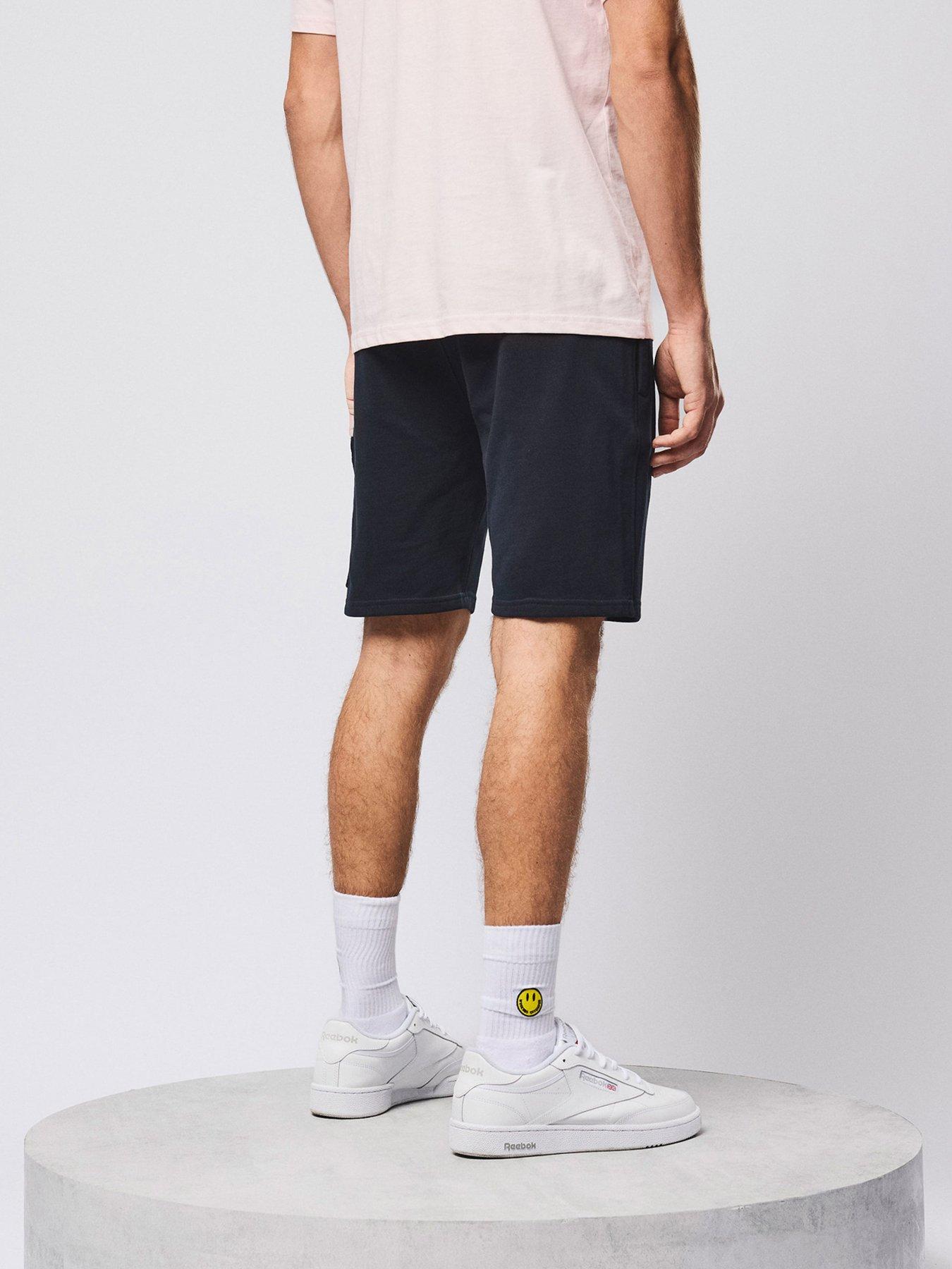  image of weekend-offender-hawkins-cargo-sweat-shorts-navy