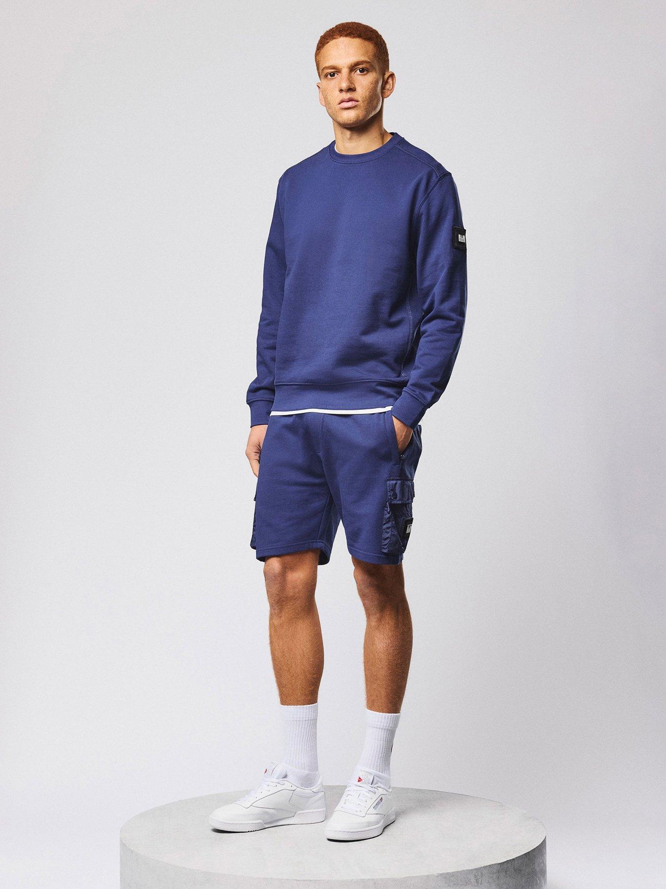 Weekend Offender Weekend Offender Noreaster Technical Sweat Shorts - Dark Blue