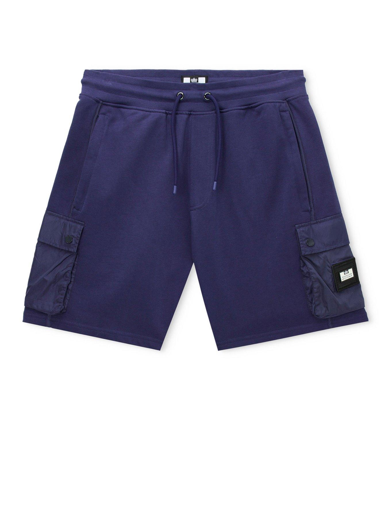  image of weekend-offender-weekend-offender-noreaster-technical-sweat-shorts-dark-blue