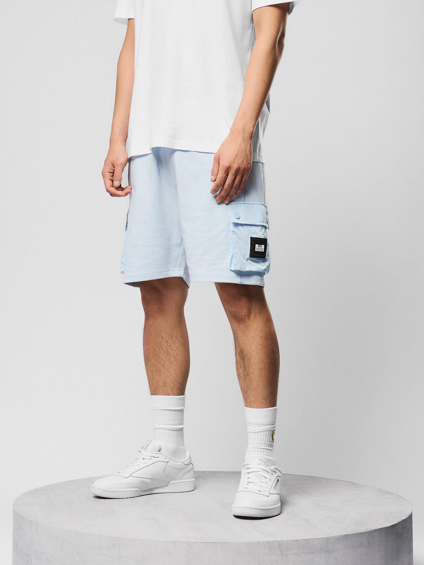 stillFront image of weekend-offender-weekend-offender-noreaster-technical-sweat-shorts-light-blue