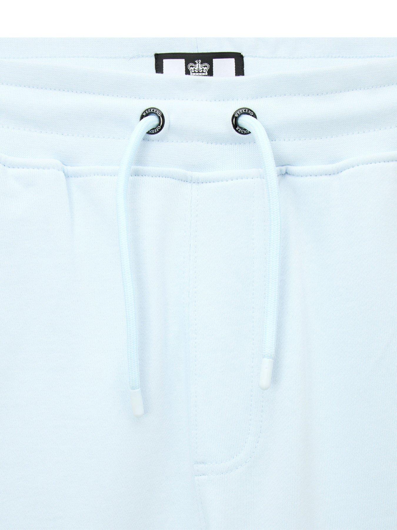  image of weekend-offender-weekend-offender-noreaster-technical-sweat-shorts-light-blue