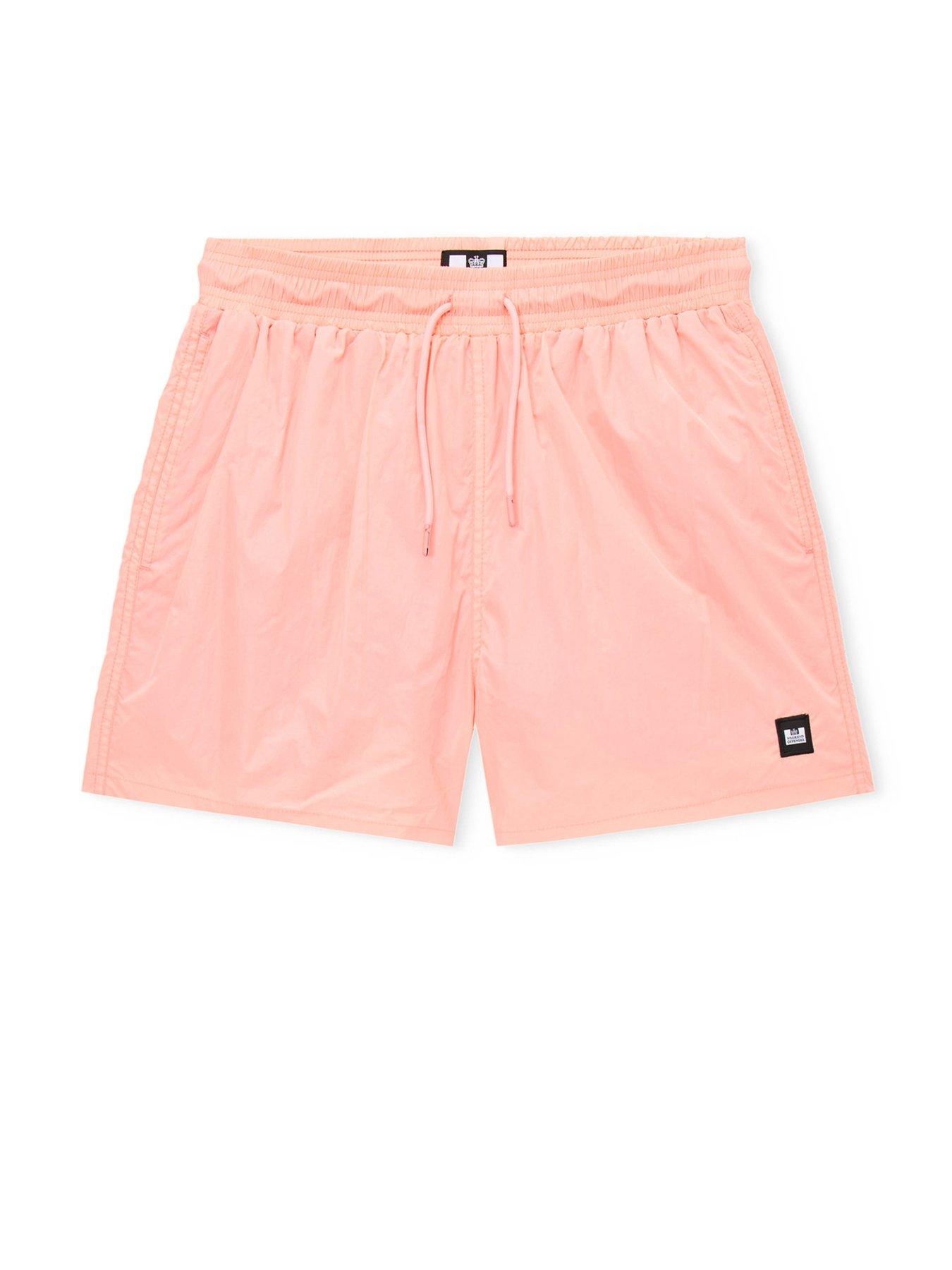  image of weekend-offender-weekend-offender-stacks-drawstring-swim-shorts-orange