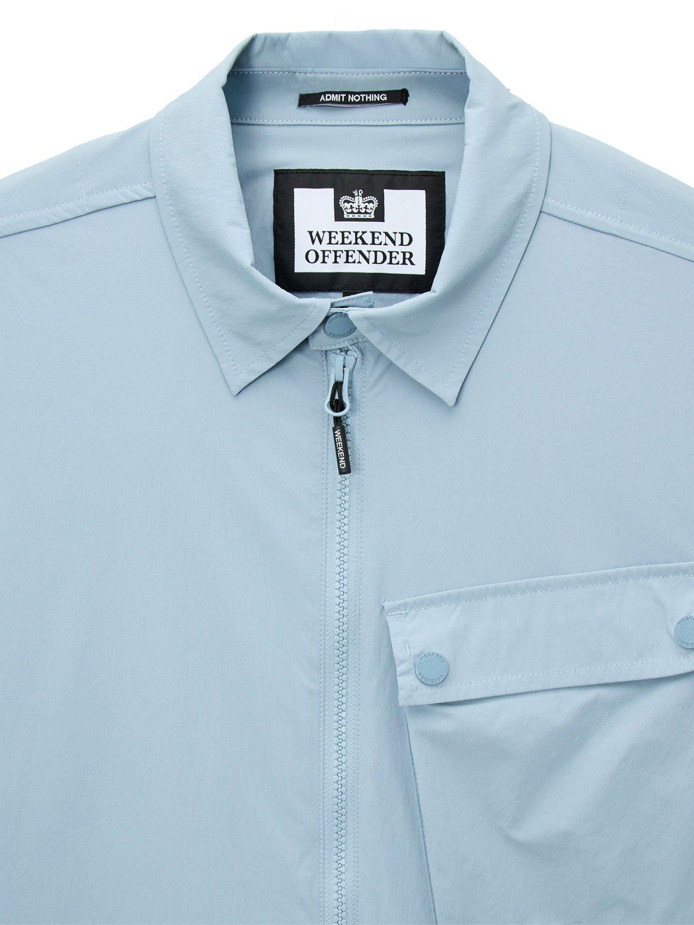 Image 5 of 6 of Weekend Offender Southbank Technical Overshirt - Blue