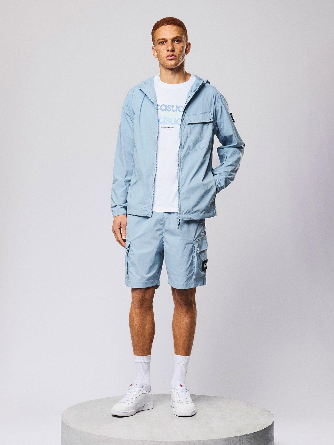  image of weekend-offender-baraki-technical-shorts-blue