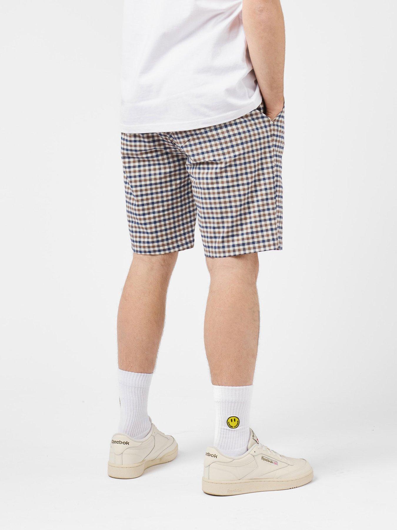 stillFront image of weekend-offender-weekend-offender-ivan-check-shorts-multi