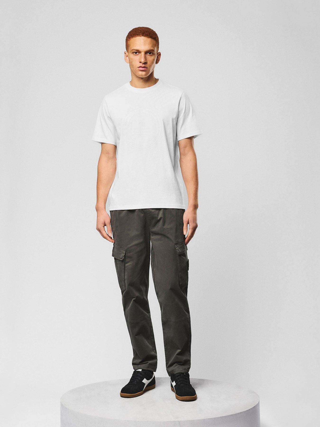 Weekend Offender Eldon Woven Cargo Trousers - Green