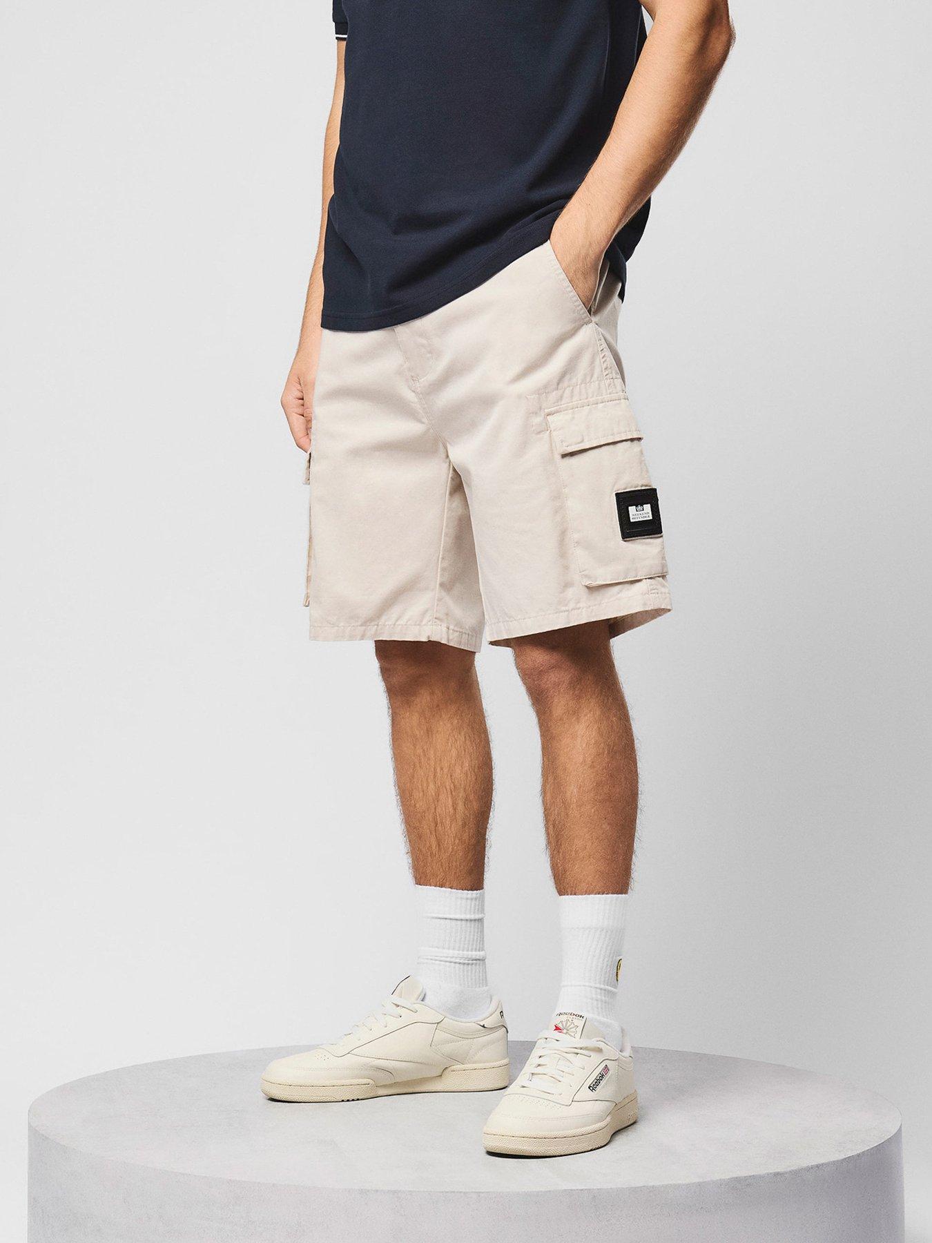  image of weekend-offender-mascia-cargo-shorts-beige