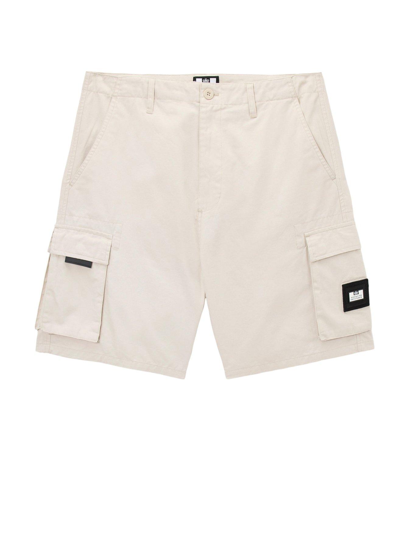  image of weekend-offender-mascia-cargo-shorts-beige