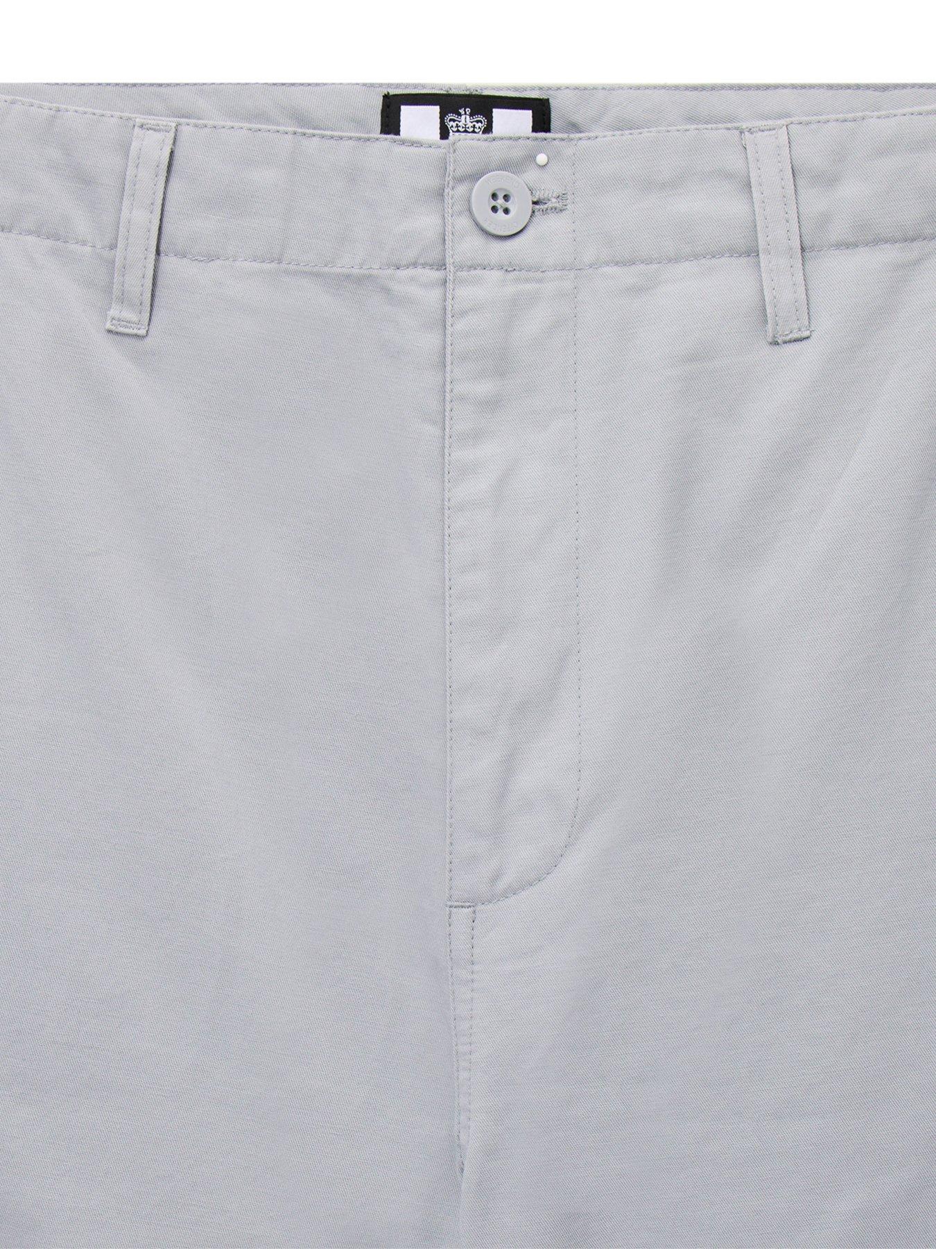  image of weekend-offender-weekend-offender-mascia-cargo-shorts-grey