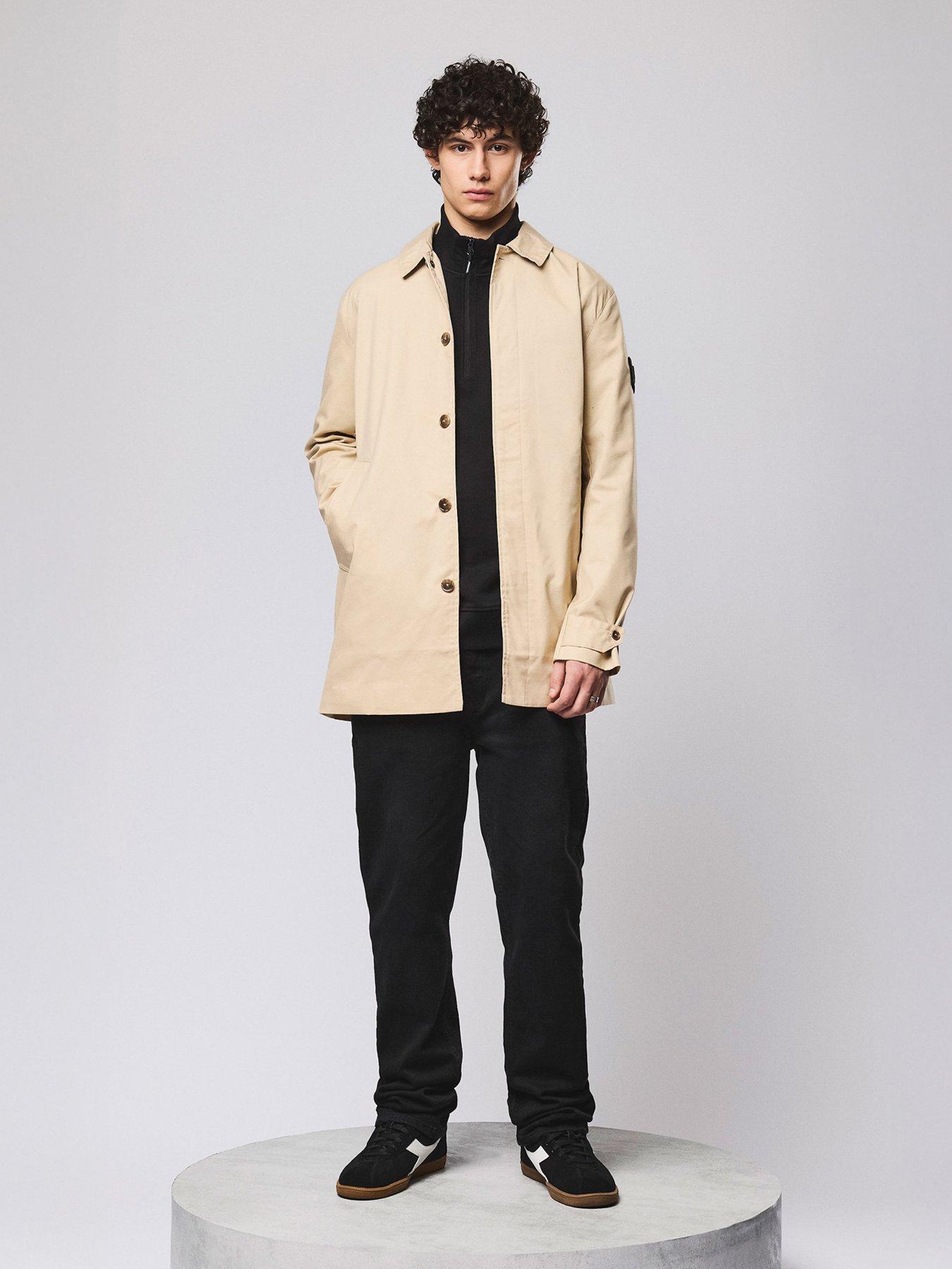 Image 3 of 7 of Weekend Offender Whitehouse Collared Jacket - Beige