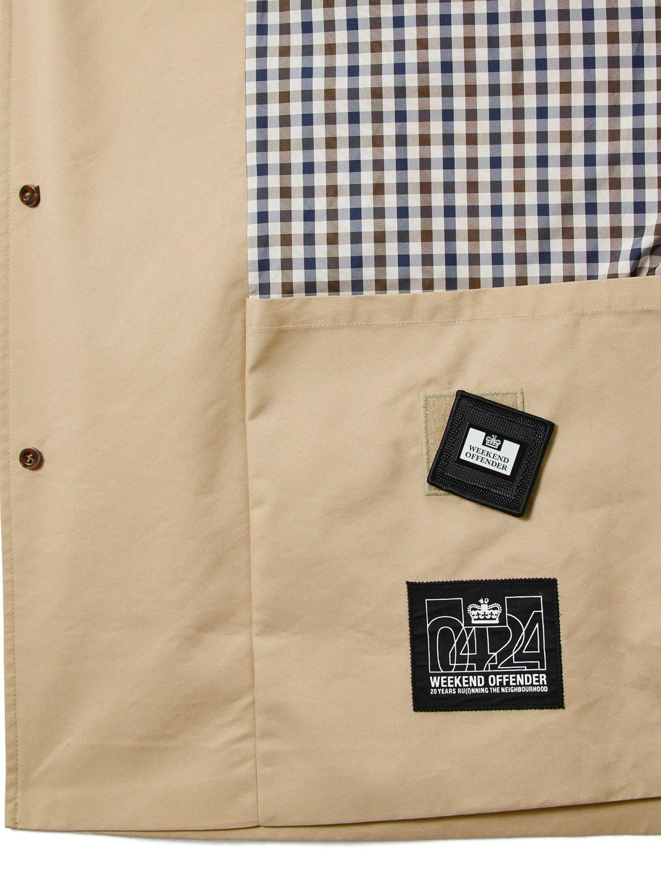 Image 7 of 7 of Weekend Offender Whitehouse Collared Jacket - Beige