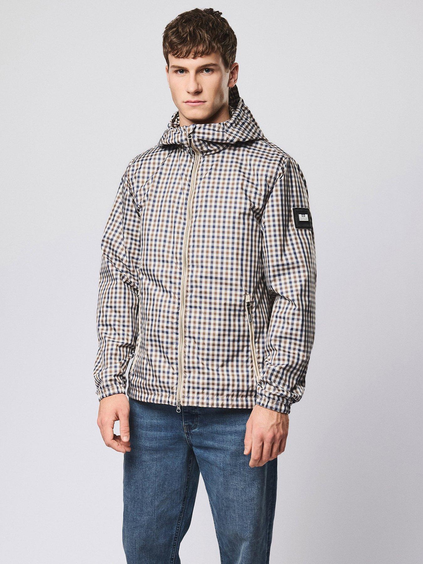 Image 1 of 5 of Weekend Offender Campania Check Hooded Jacket - Multi