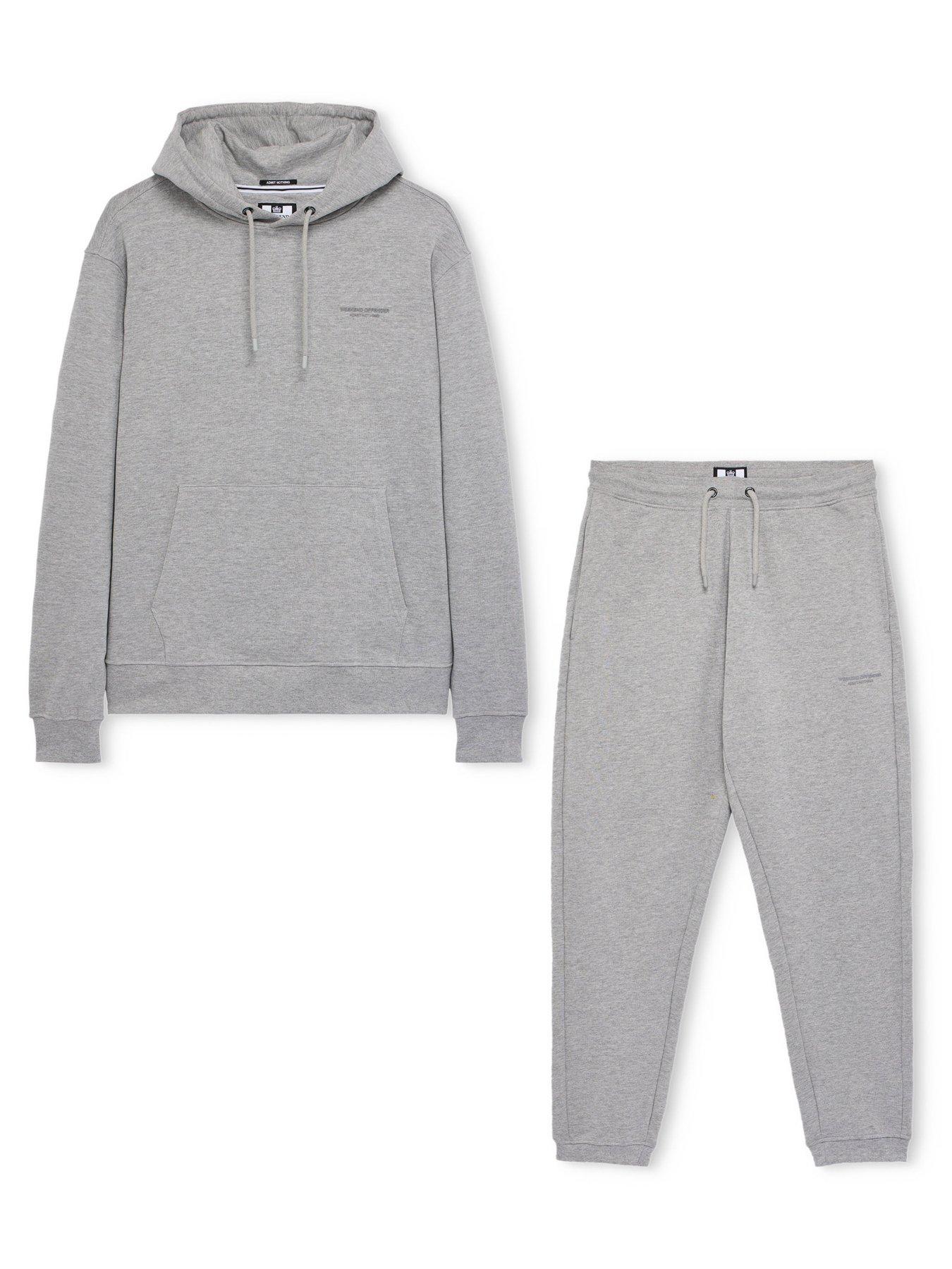  image of weekend-offender-bronx-tracksuit-set-grey