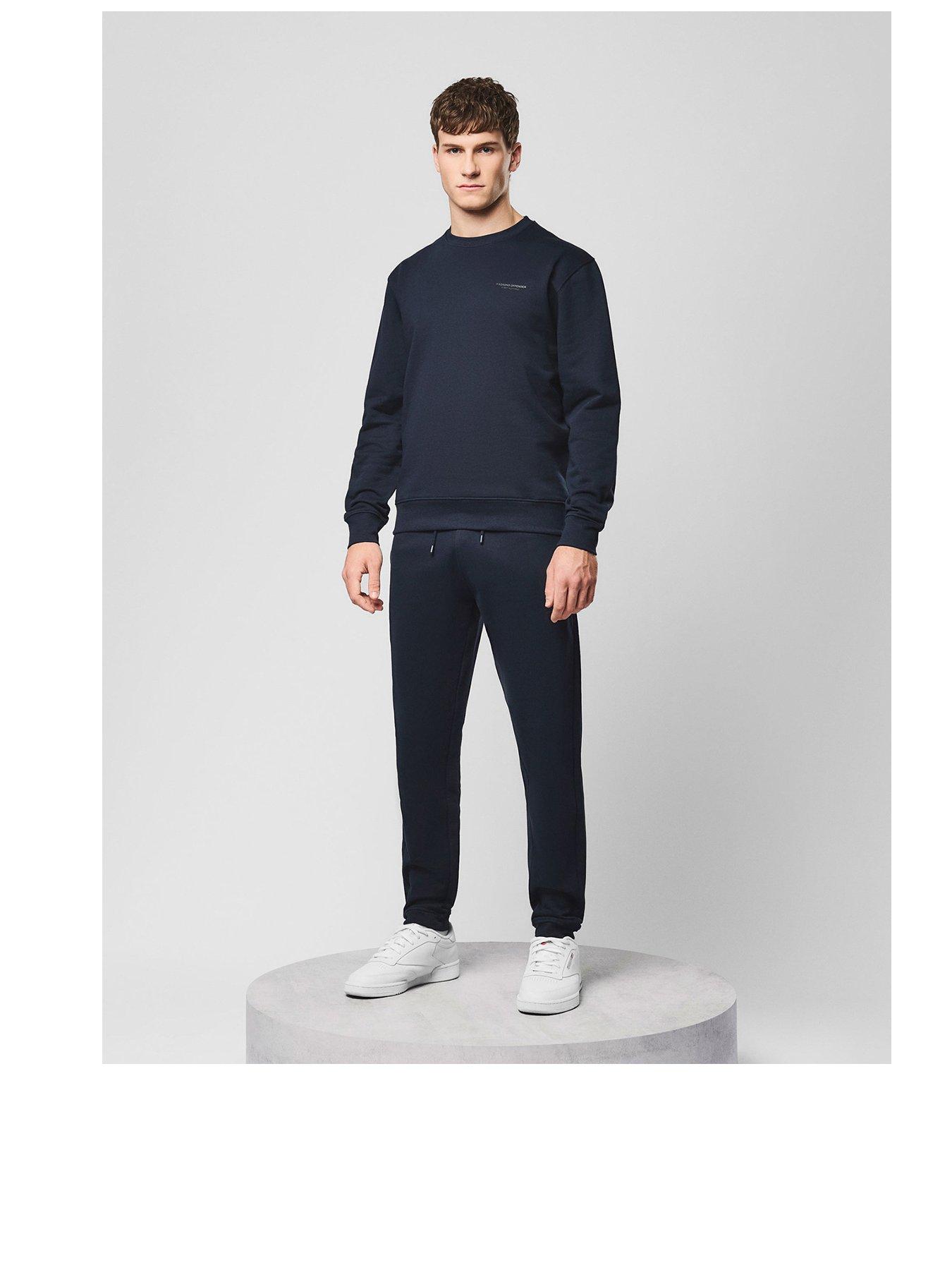 front image of weekend-offender-harlem-tracksuit-set-navy