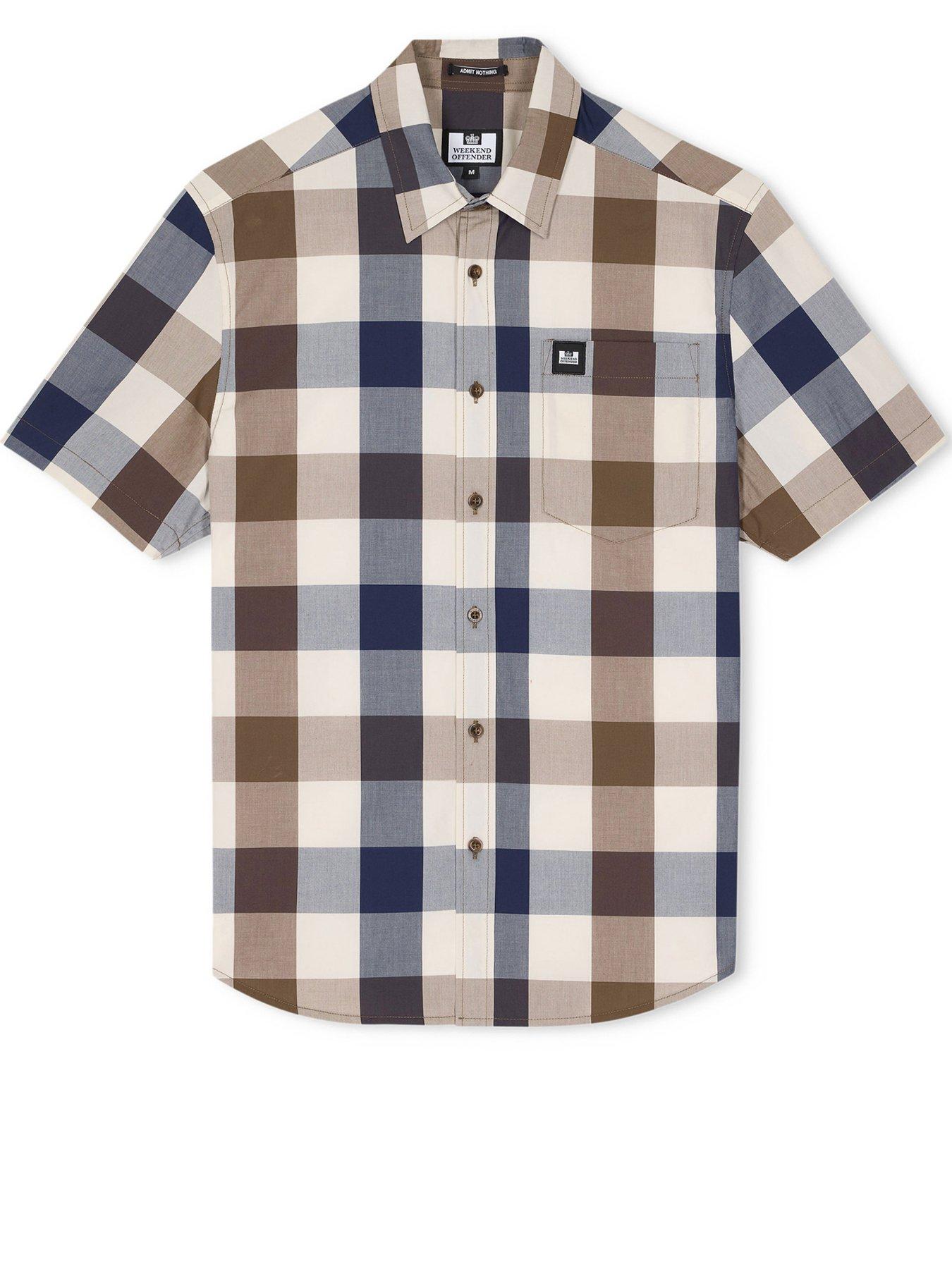  image of weekend-offender-weekend-offender-joyce-short-sleeve-shirt-multi