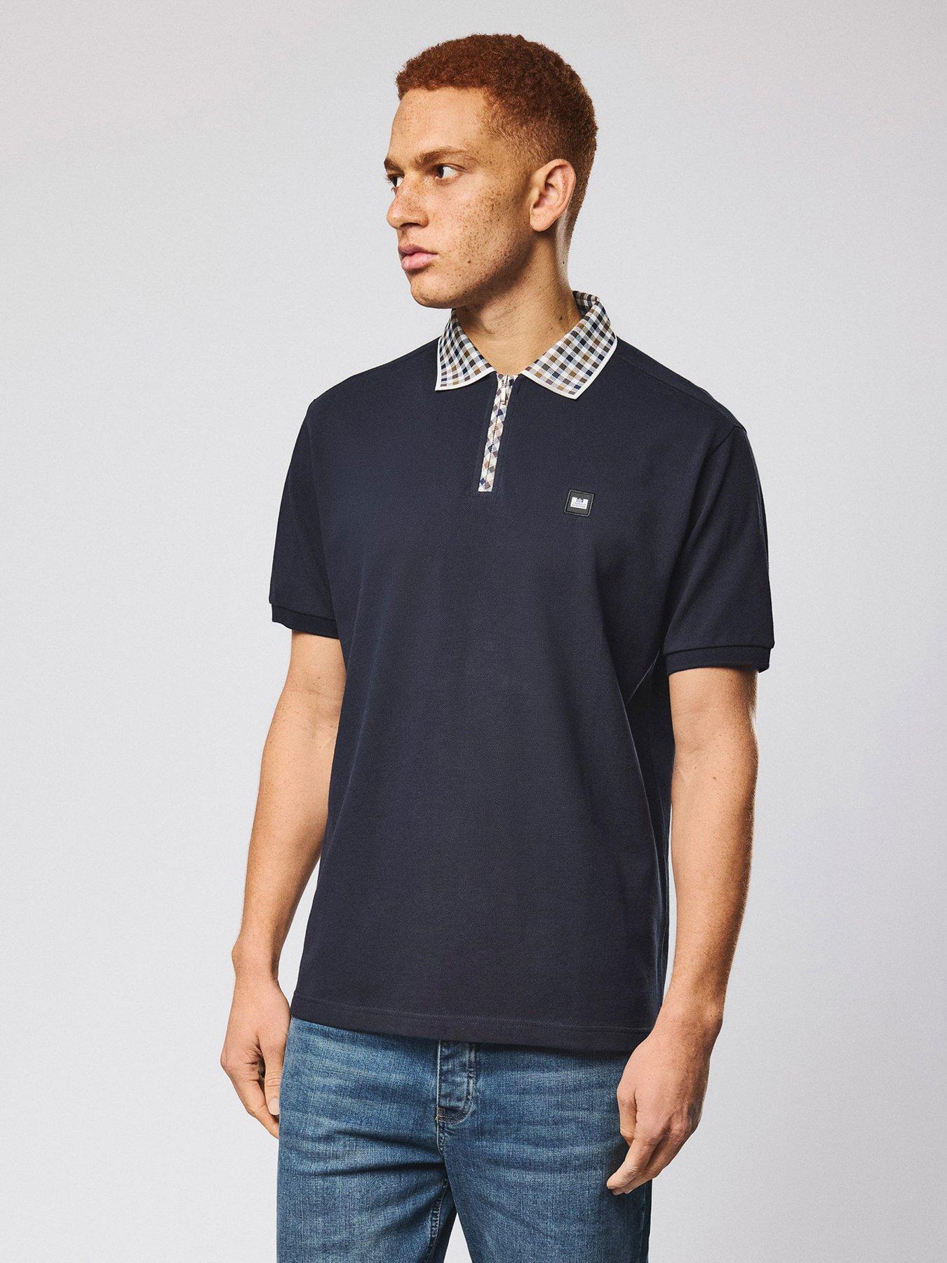 Weekend Offender Weekend Offender Tipasa Short Sleeve Polo Shirt - Navy