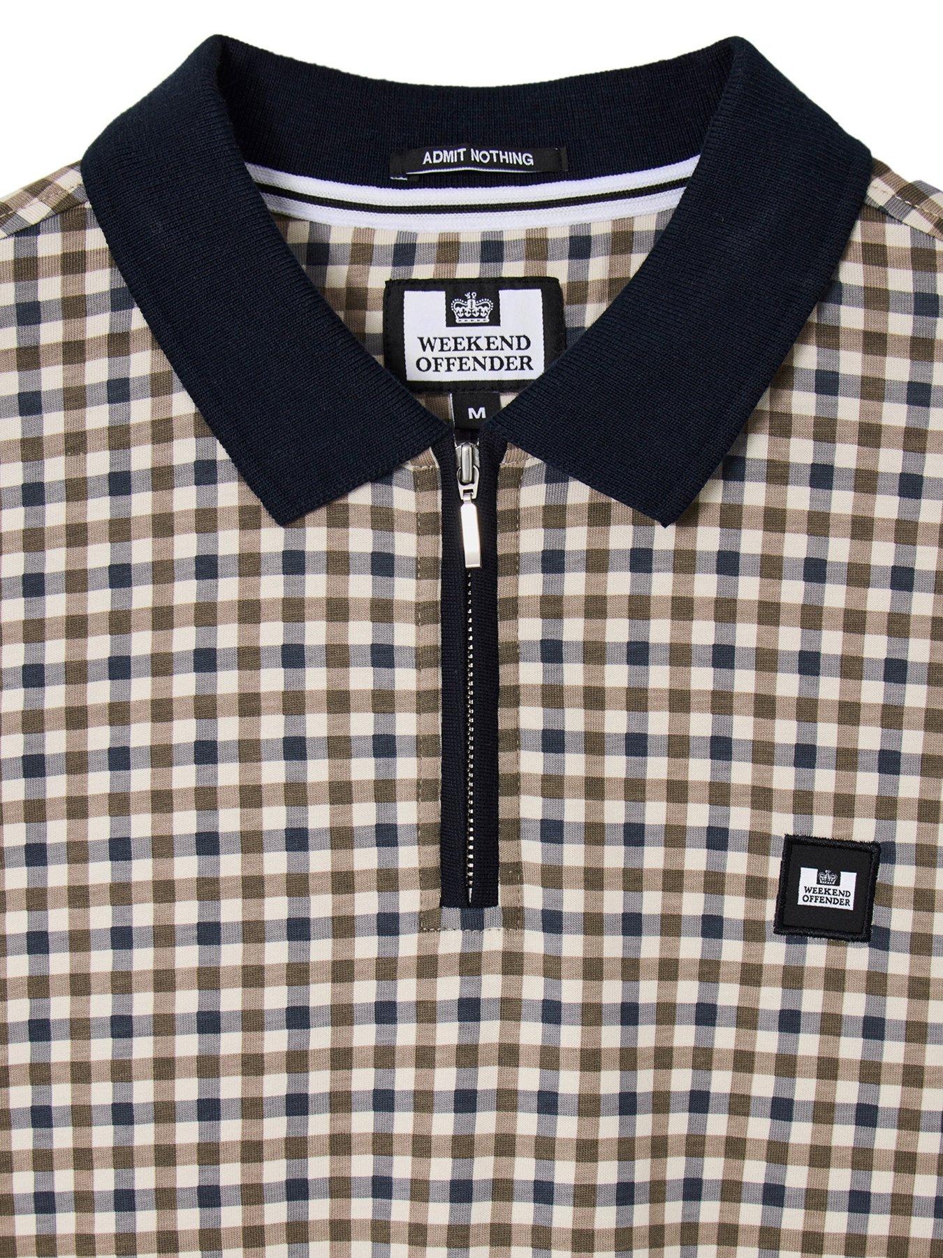  image of weekend-offender-merane-short-sleeve-polo-shirt-multi