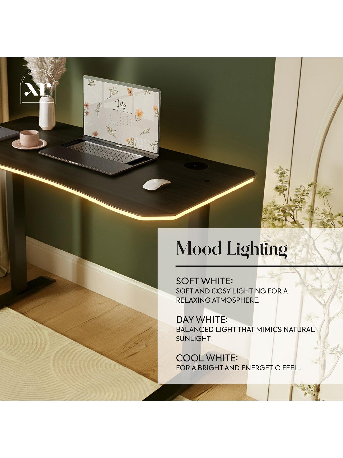  image of xr-living-oka-office-desk-with-wireless-charging-and-app-controlled-led-light-140x60