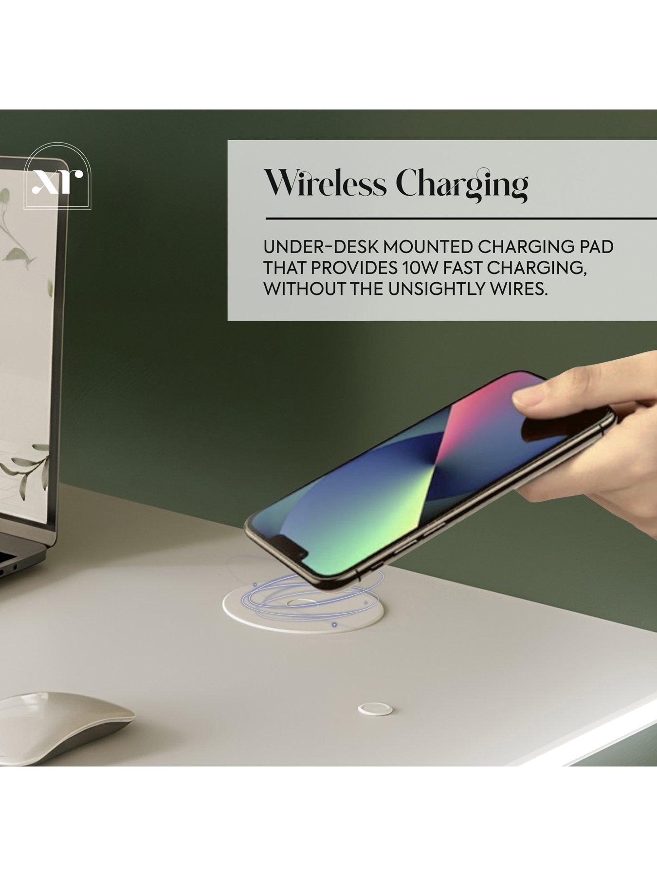 Image 5 of 7 of XR Living Oka Office Desk with Wireless Charging and App Controlled LED Light - 110x55