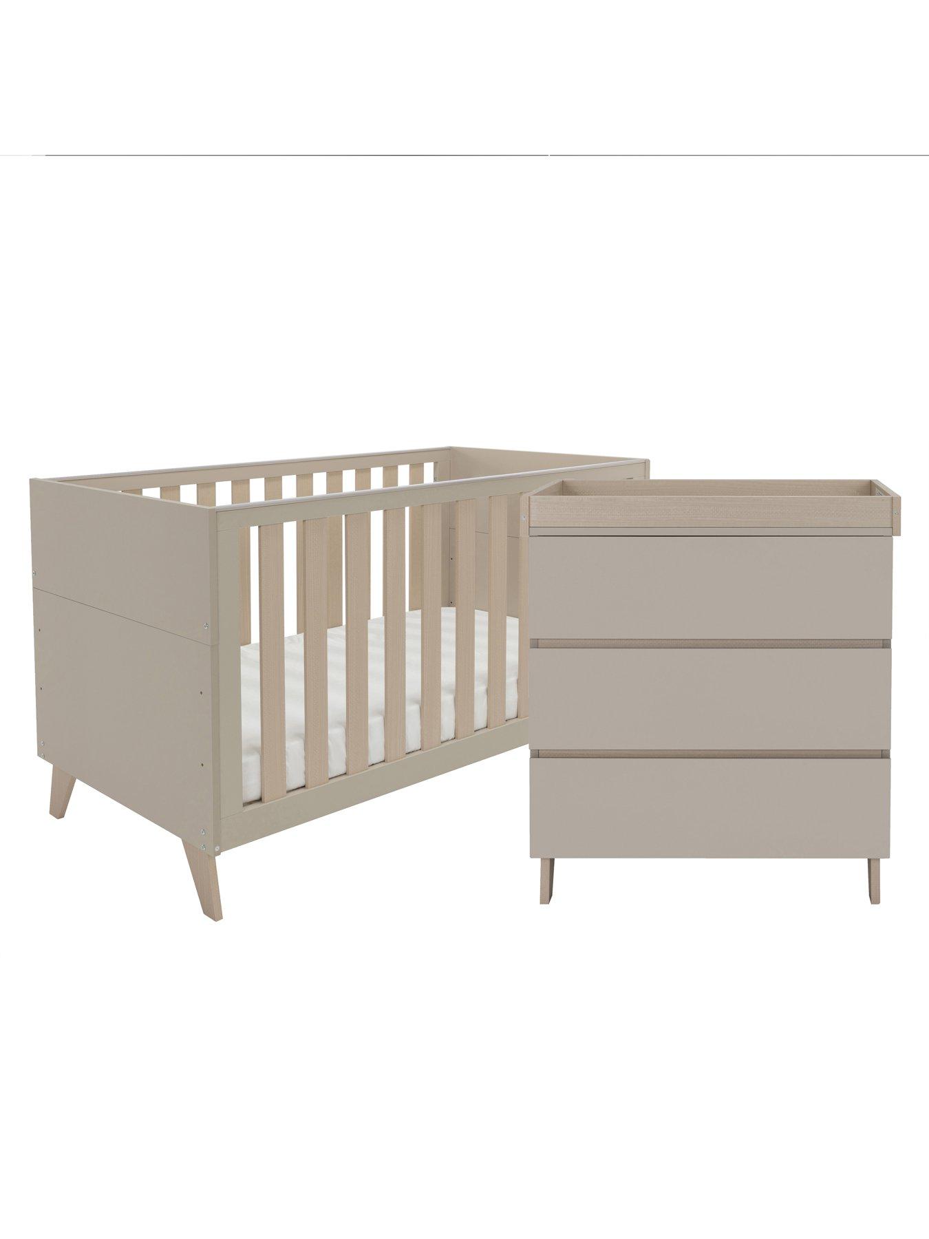 Image 3 of 5 of Babymore Dante 2 Piece Nursery Room Set - Cashmere