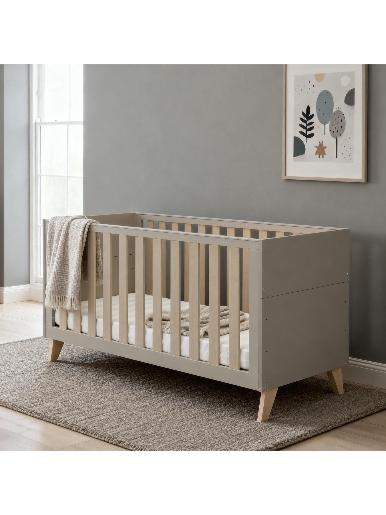 Image 4 of 5 of Babymore Dante 2 Piece Nursery Room Set - Cashmere
