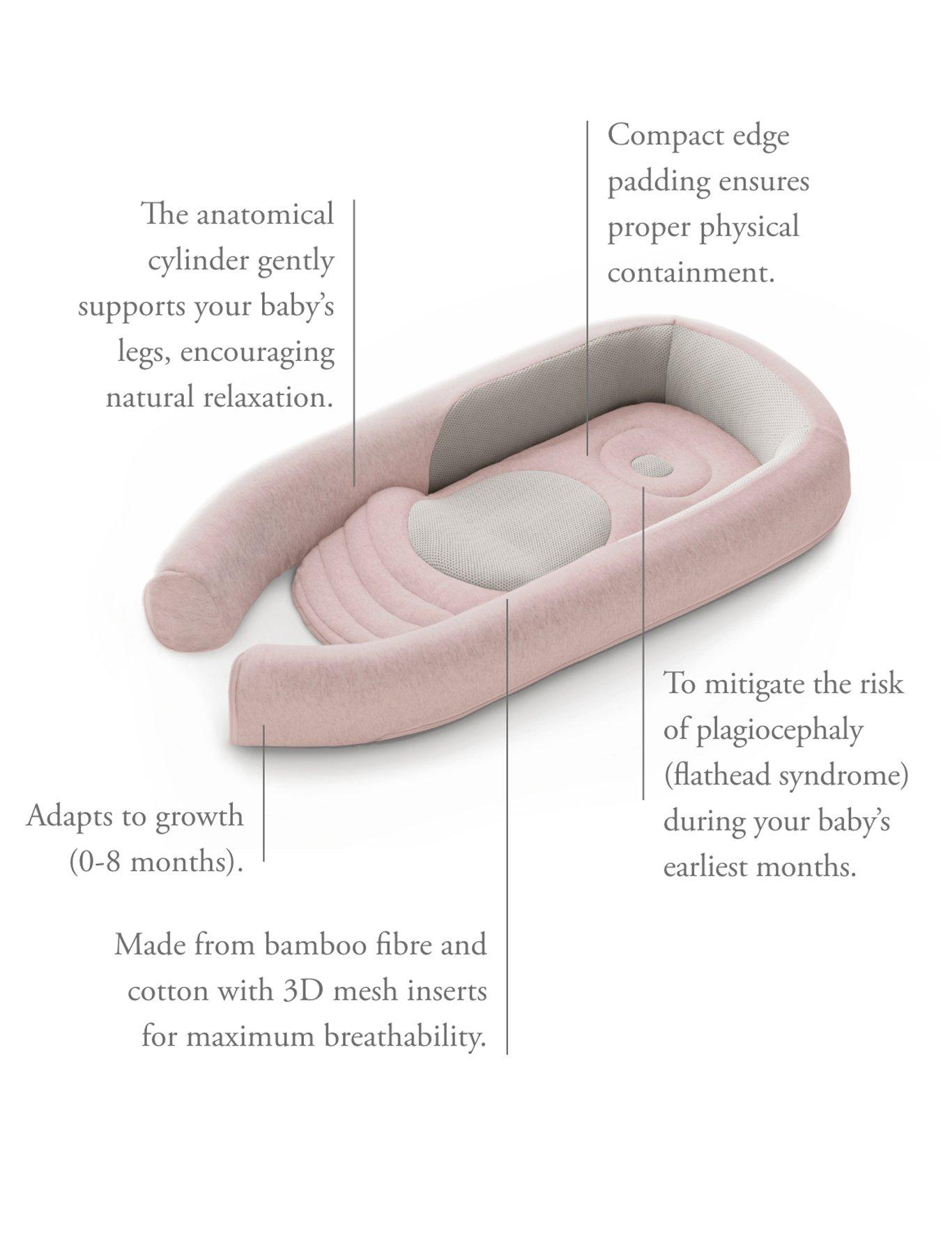  image of cuddleco-inglesina-welcome-pod-delicate-pink