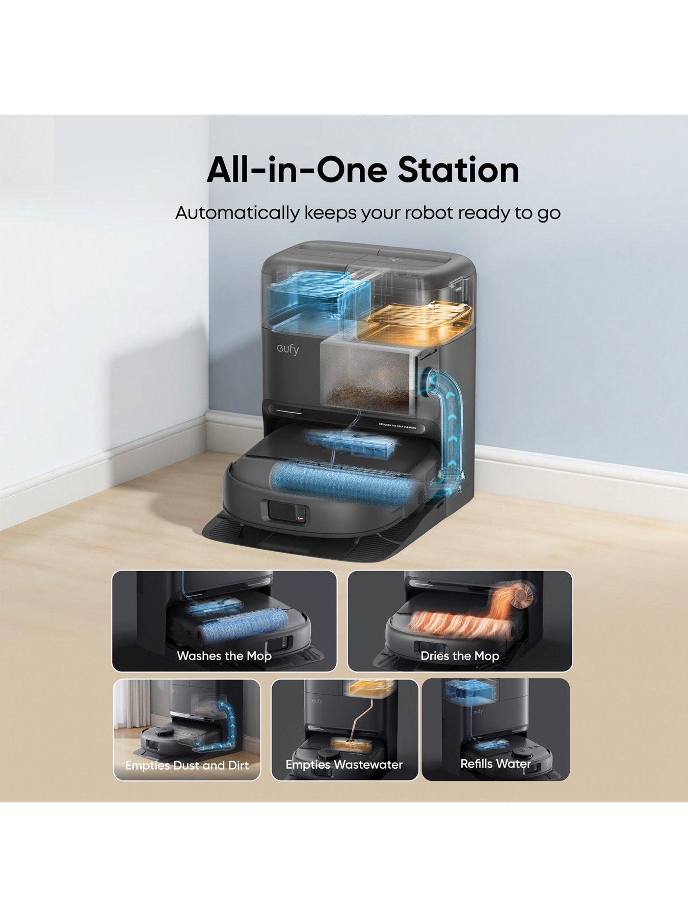 Image 7 of 8 of Eufy Omni C28A Robot Vacuum & Mop with All-in-One Station with Accessory Kit
