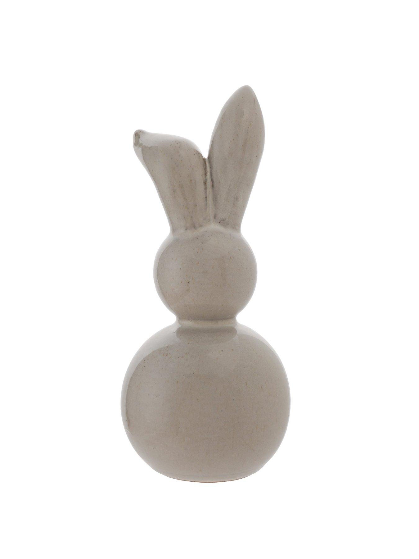  image of grey-ceramic-bunny-decor