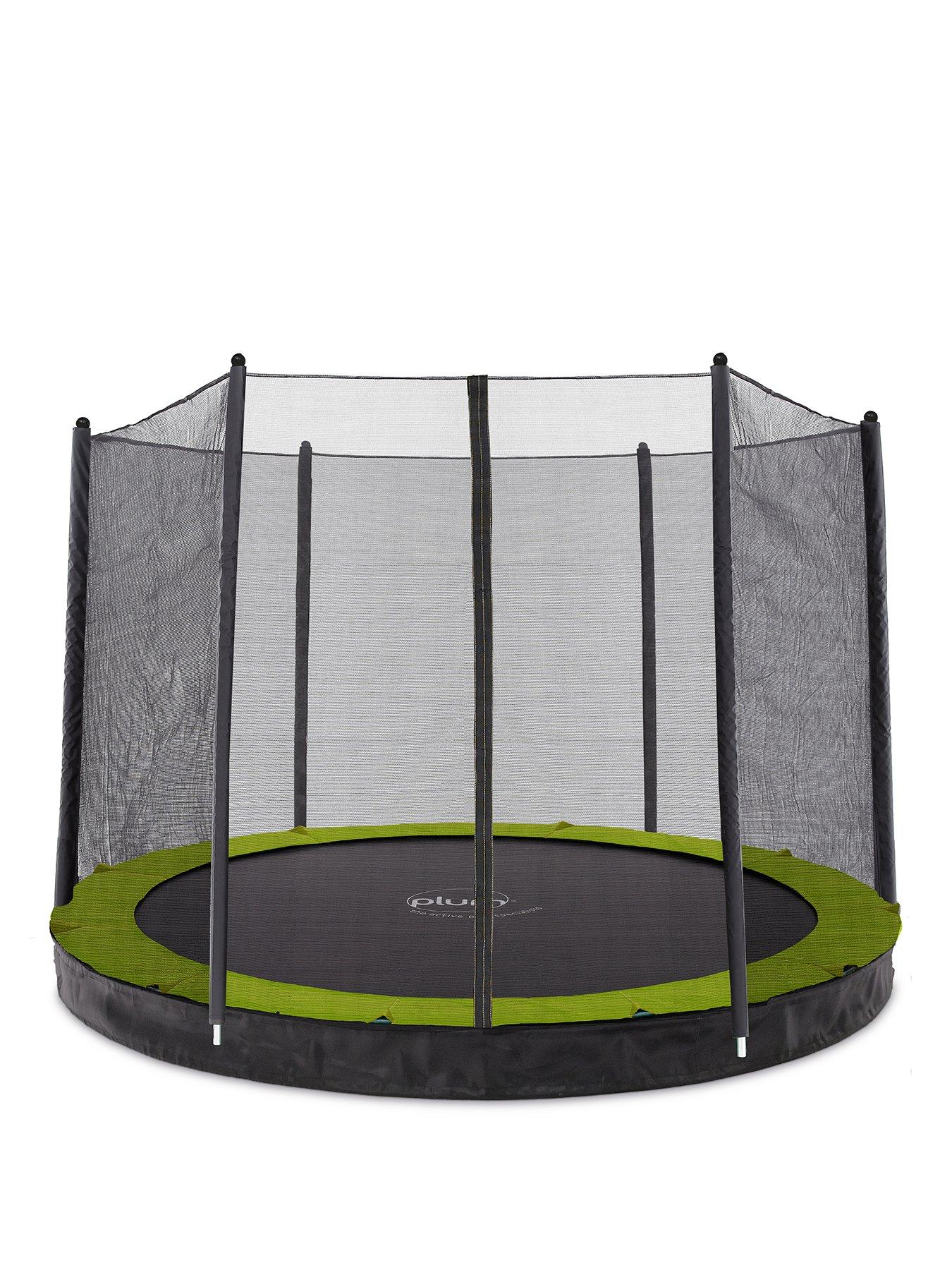 Plum 10ft In-Ground Trampoline Springsafe Trampoline  &  Enclosure