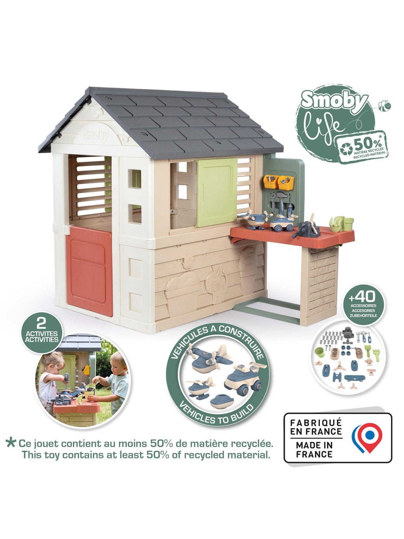  image of smoby-life-nature-playhouse-and-workshop