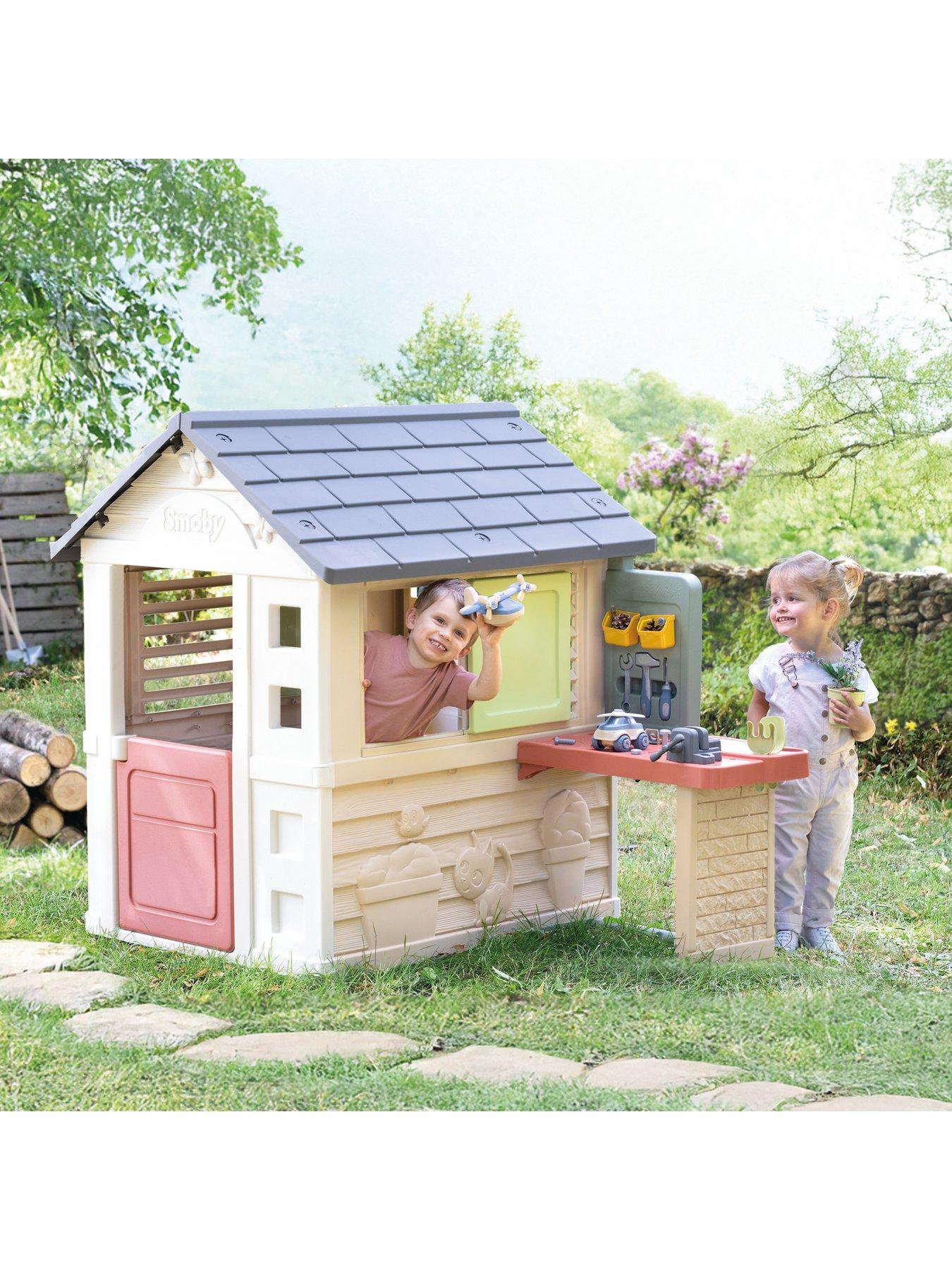  image of smoby-life-nature-playhouse-and-workshop