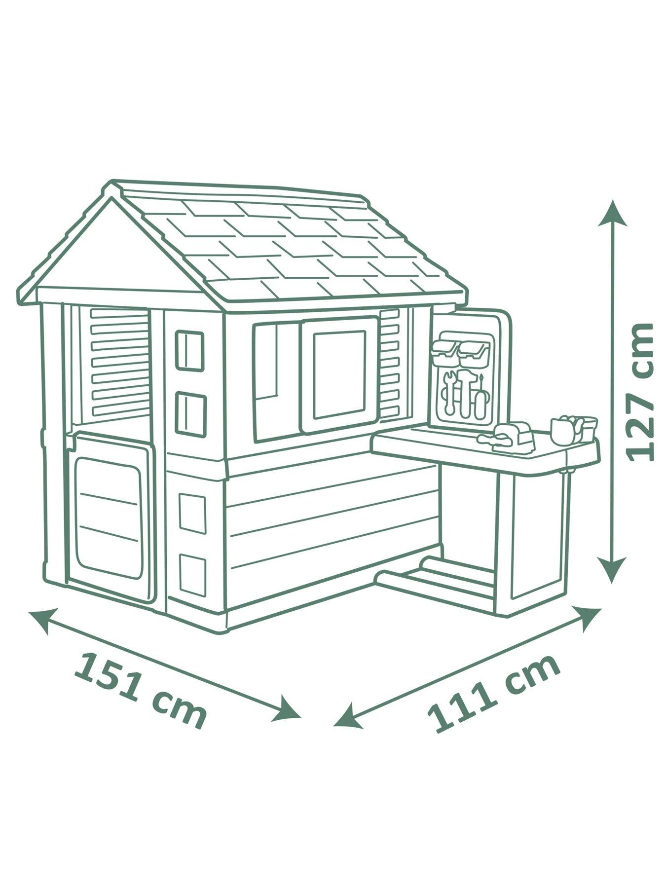  image of smoby-life-nature-playhouse-and-workshop