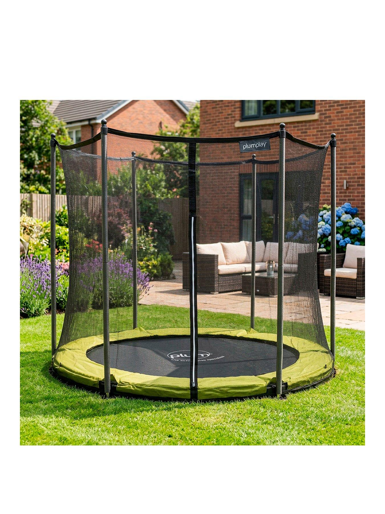 Plum 8ft In-Ground Trampoline Springsafe Trampoline  &  Enclosure