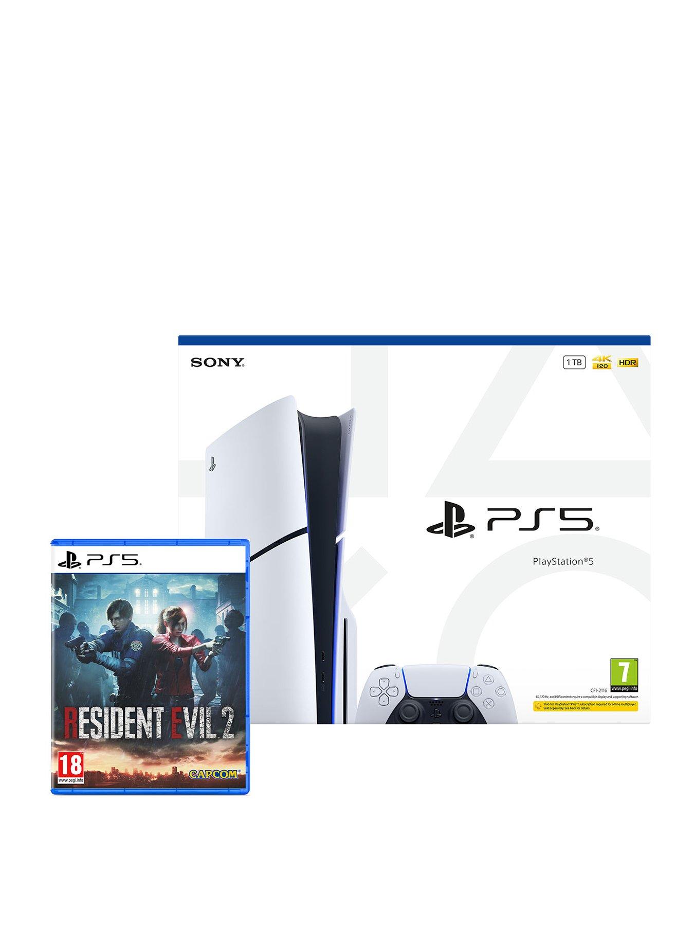 Playstation PlayStation®5 Disc Console – 1TB  &  Resident Evil 2