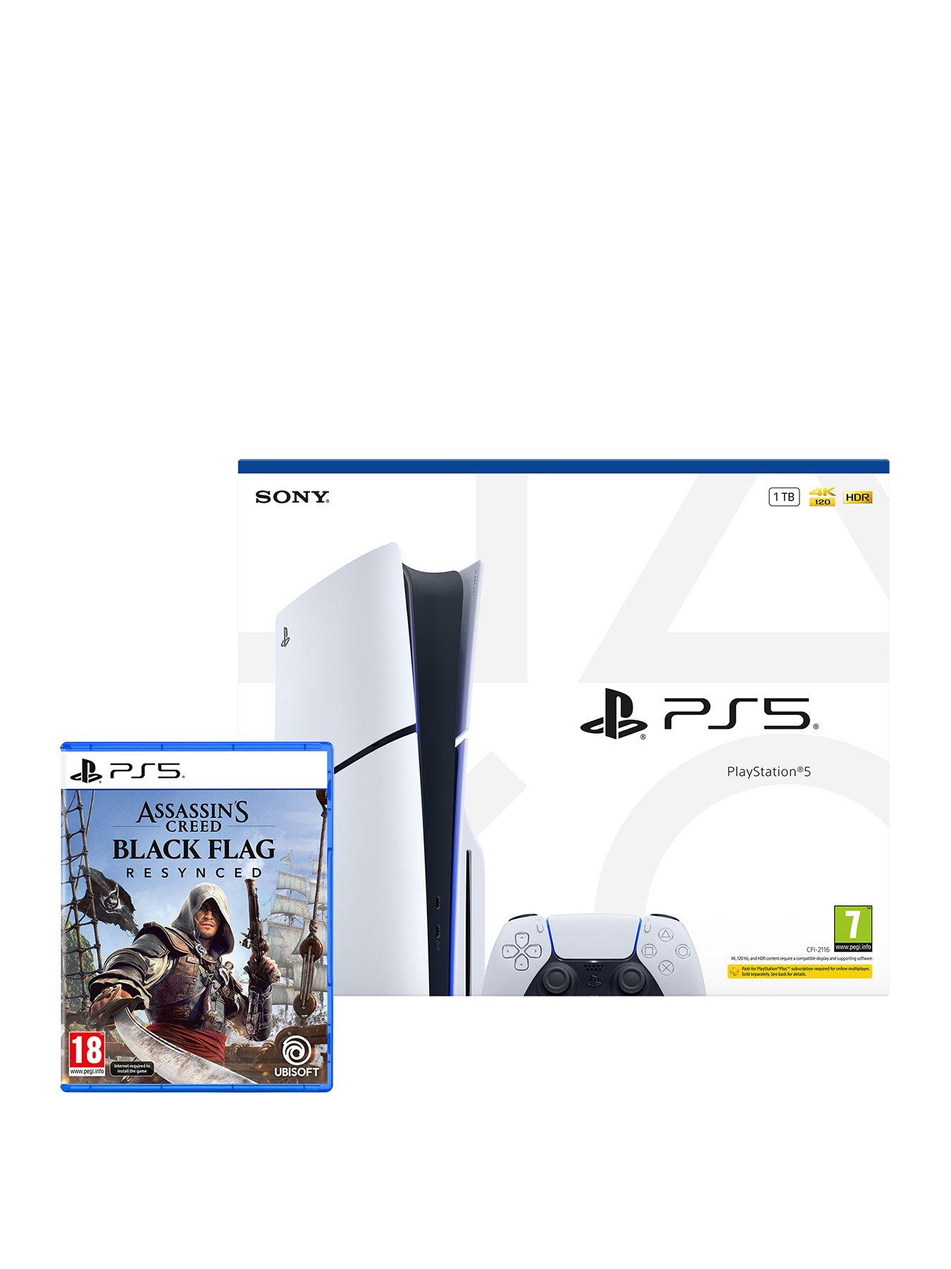 Playstation PlayStation®5 Disc Console – 1TB  &  Assassin's Creed: Black Flag Resynced