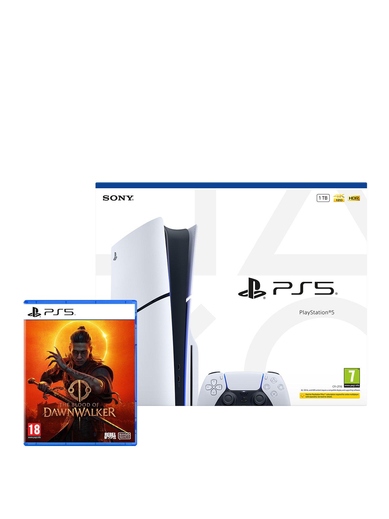 Playstation PlayStation®5 Disc Console – 1TB  &  The Blood of Dawnwalker
