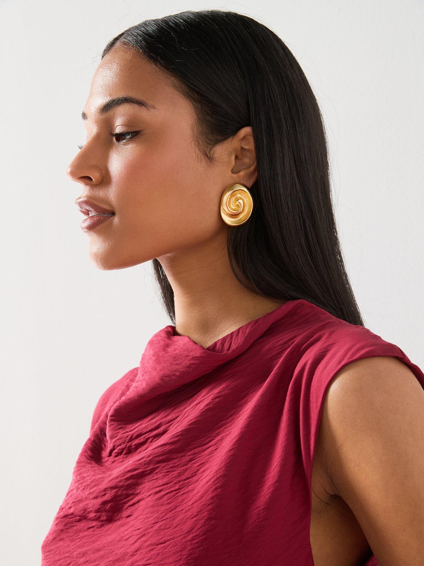  image of mango-asymmetrical-draped-short-dress-red