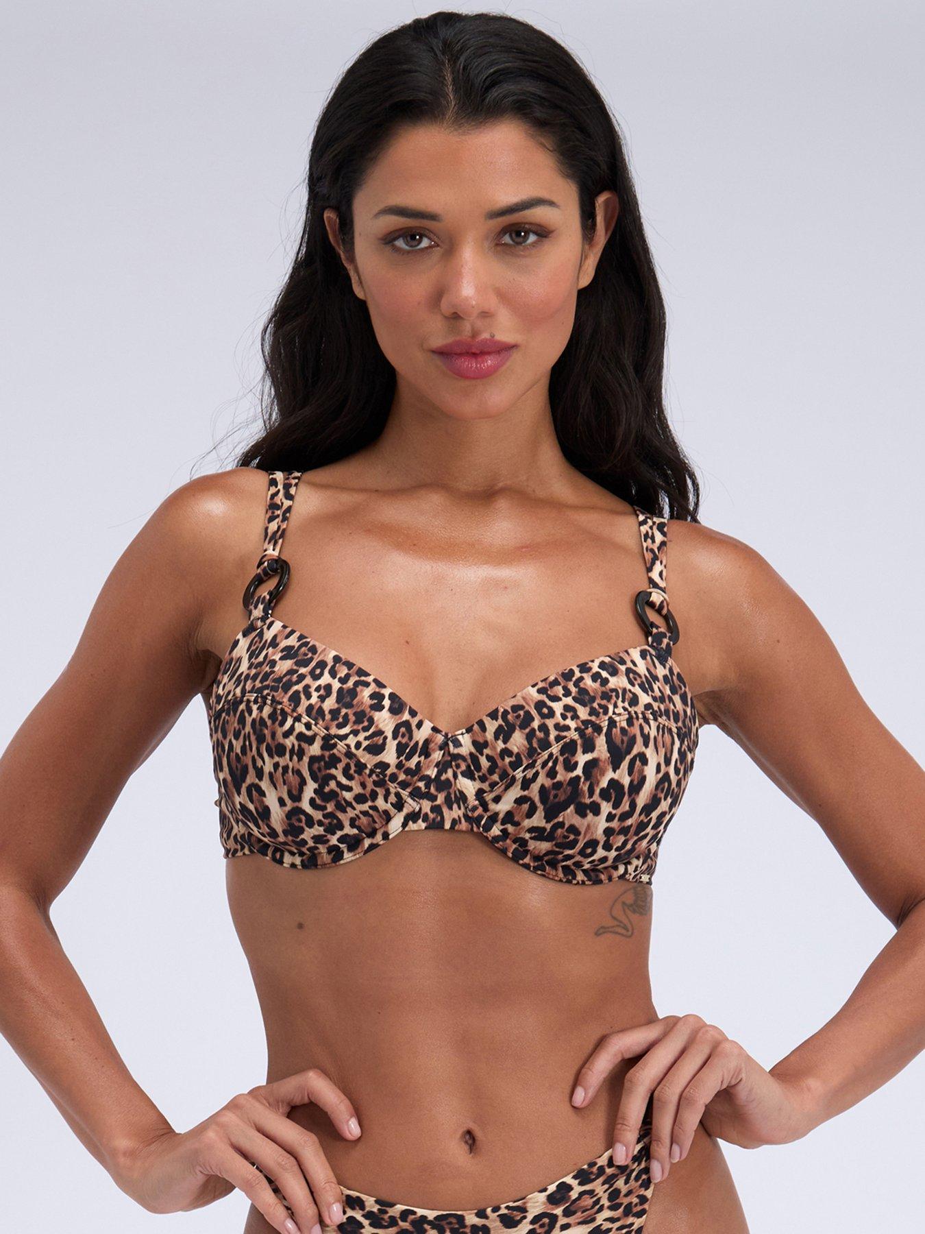 Image 6 of 6 of Boux Avenue Santorini Balconette Bikini Top - Black