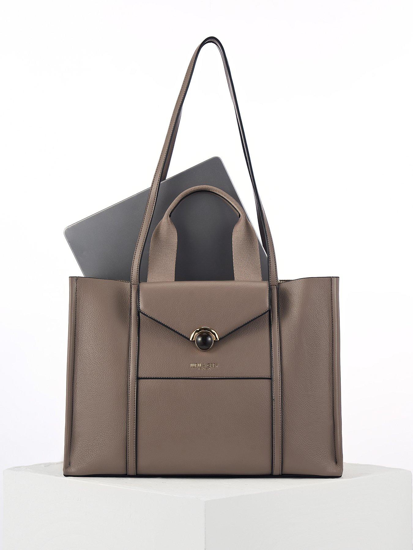 Image 3 of 7 of Luella Grey Darcy Peat Laptop Tote