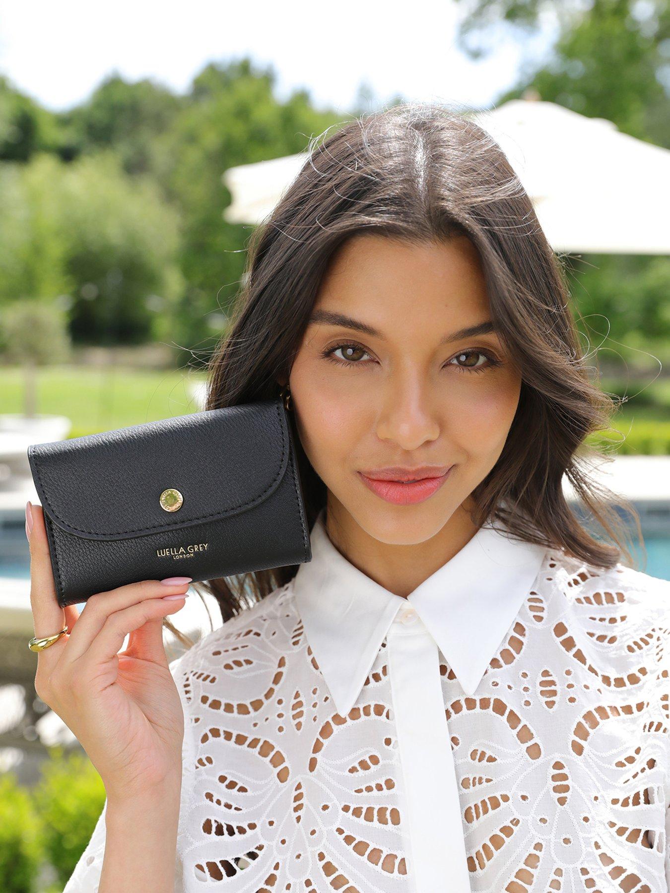  image of luella-grey-marina-black-medium-purse