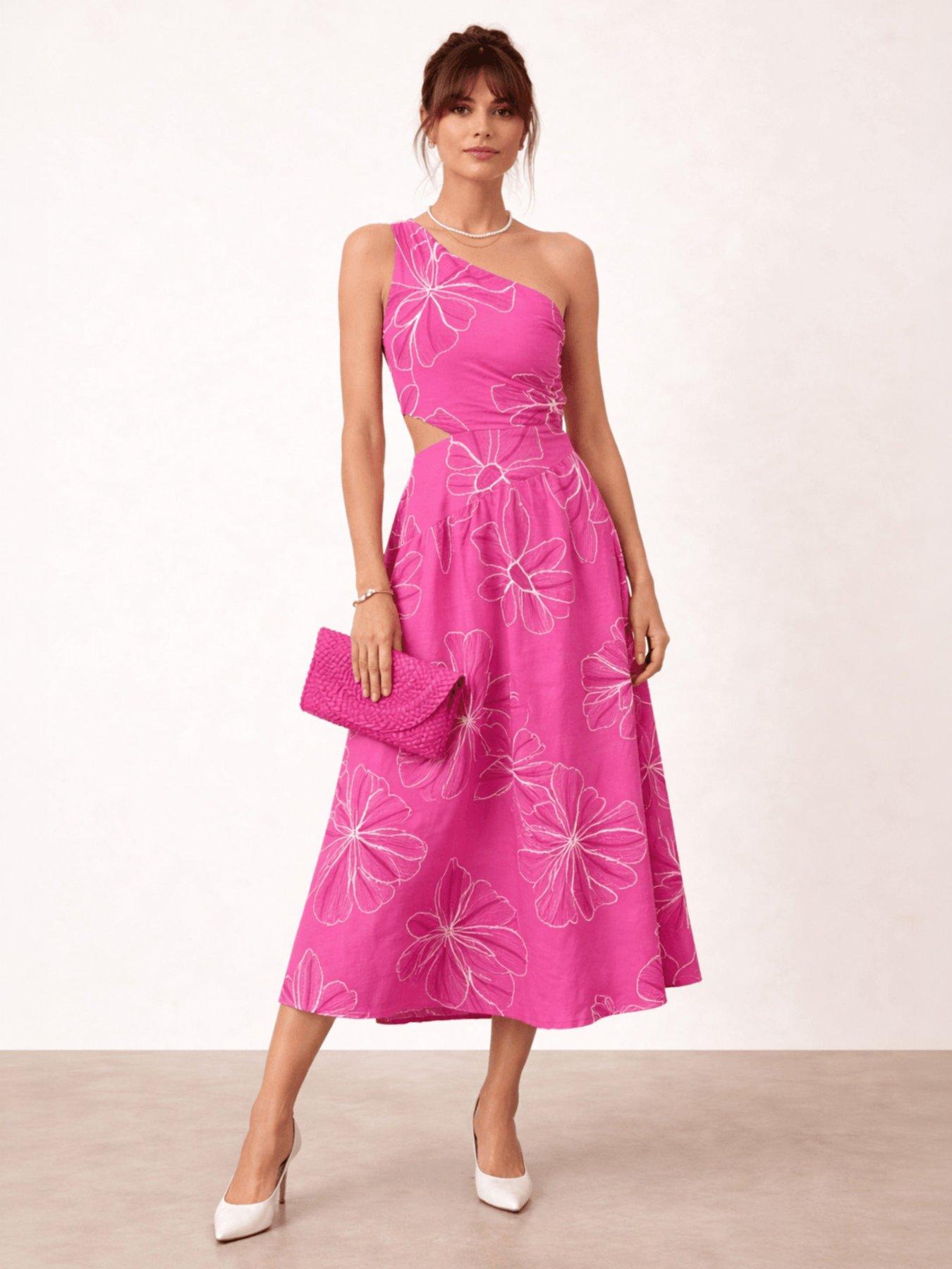Style Cheat Jasmine Cutout Dress - Pink