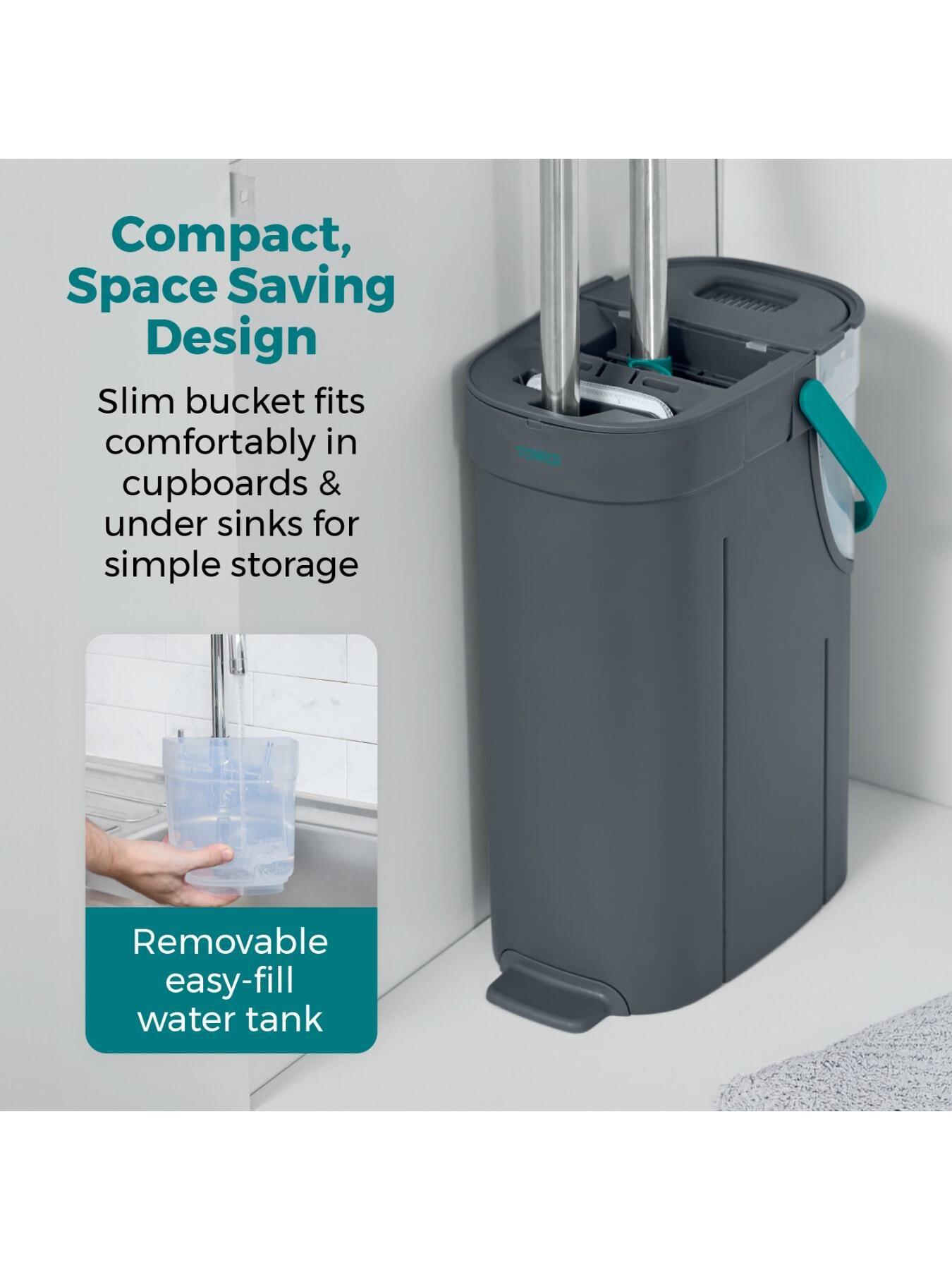 image of tower-flat-mop-and-bucket