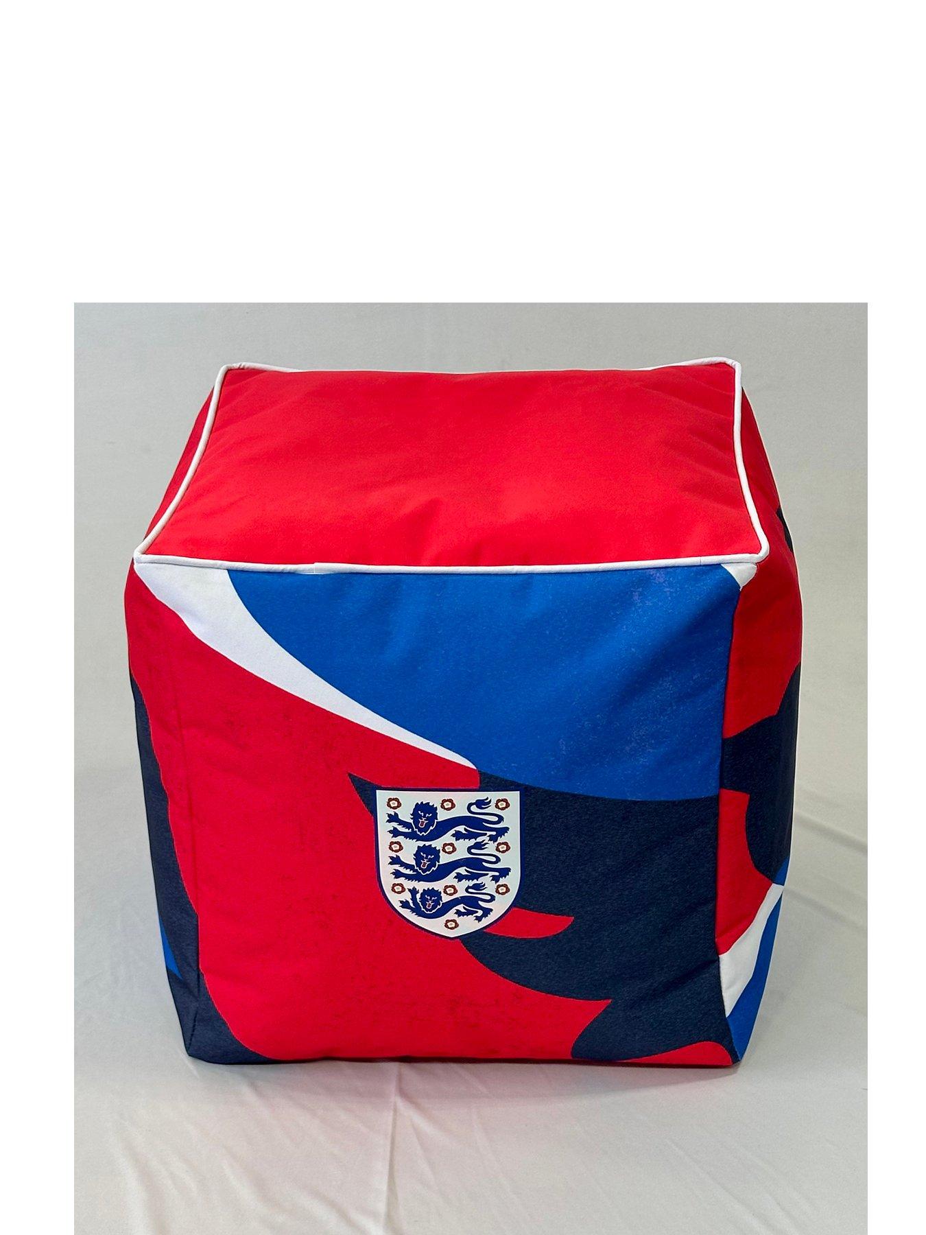 KAIKOO England Football Club Waterproof Beanbag Cube