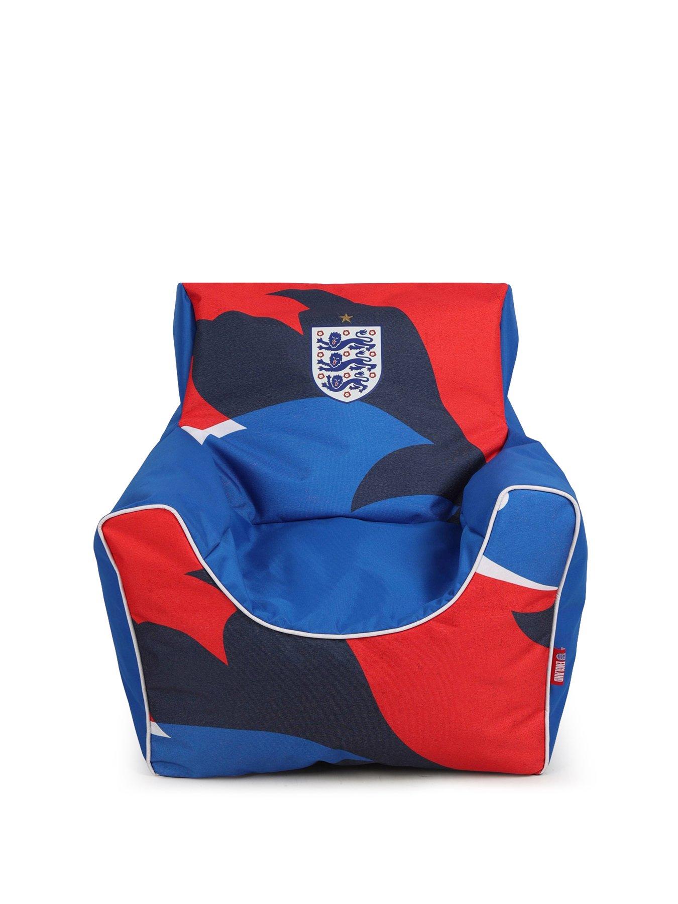Image 2 of 5 of KAIKOO England Football Club Kids Funzee Beanbag Chair- Blue