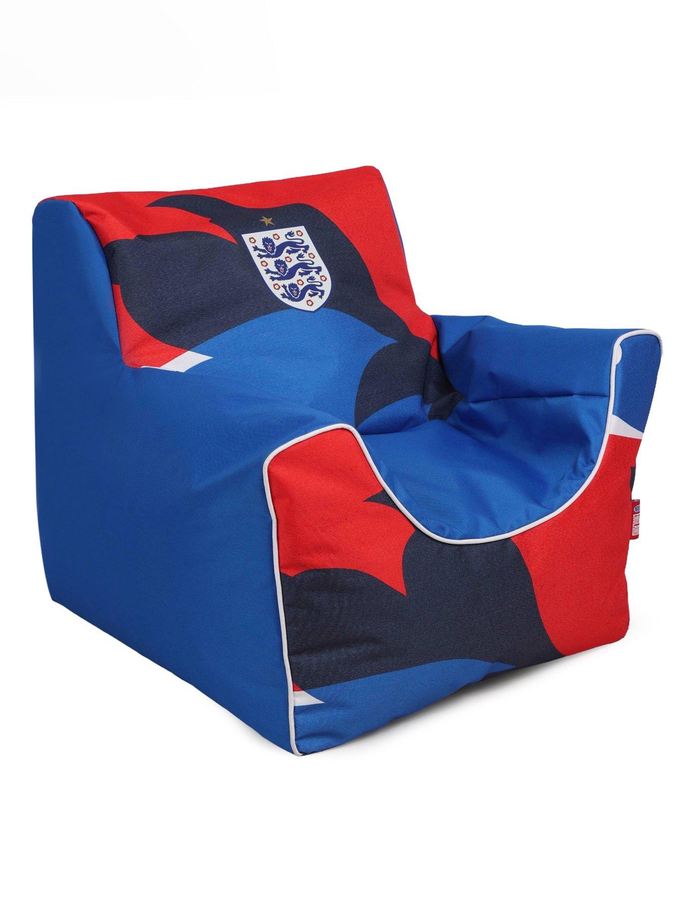 Image 3 of 5 of KAIKOO England Football Club Kids Funzee Beanbag Chair- Blue
