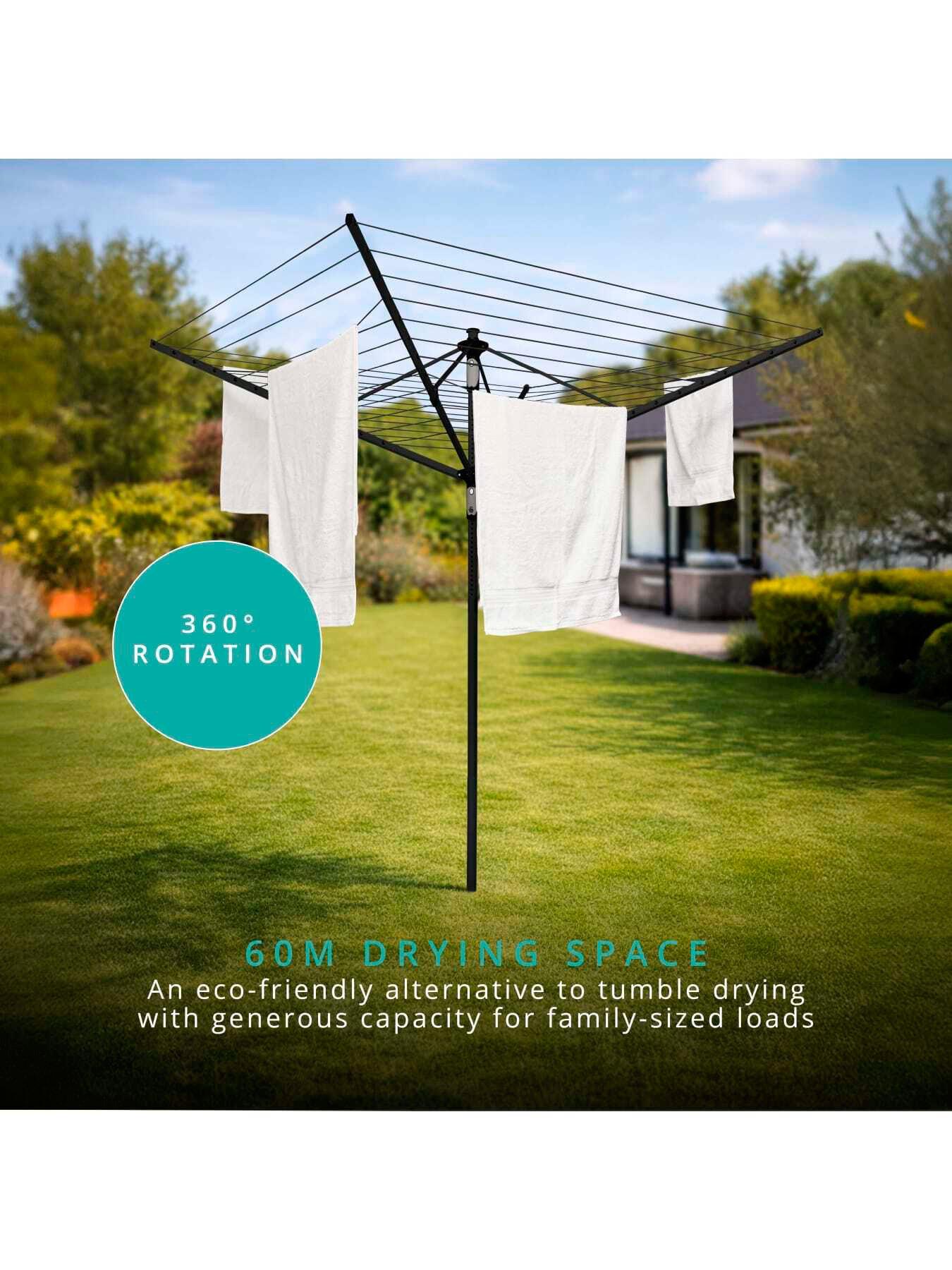  image of swan-rotary-airer-stealth-60m