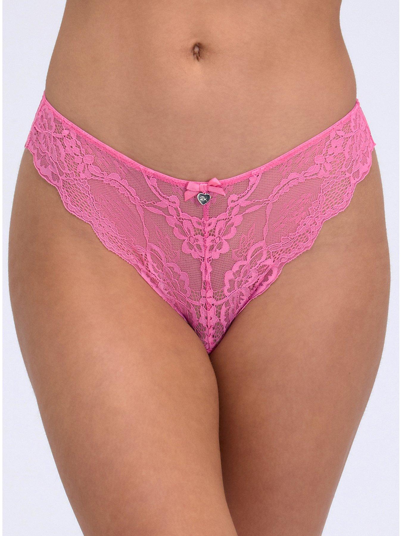 Image 1 of 4 of Boux Avenue Mollie 24 Brazilian Briefs - Hot Pink